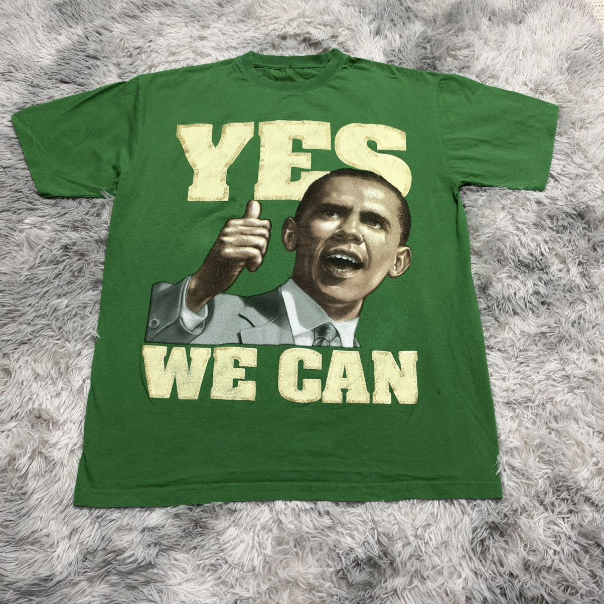 Vintage Barack Obama Yes We Can Shirt | Grailed