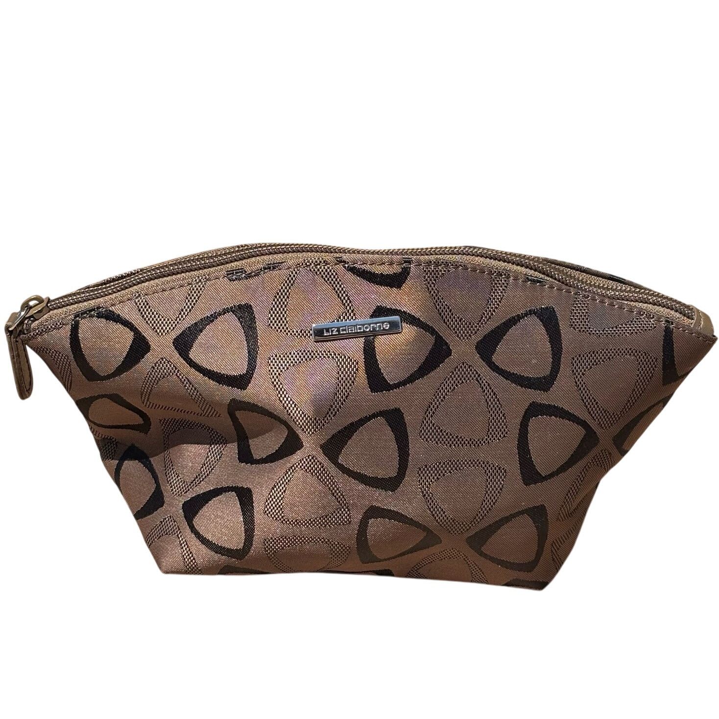 Liz Claiborne Brown Liz Claiborne Makeup Bag Size ONE SIZE - 1 Thumbnail