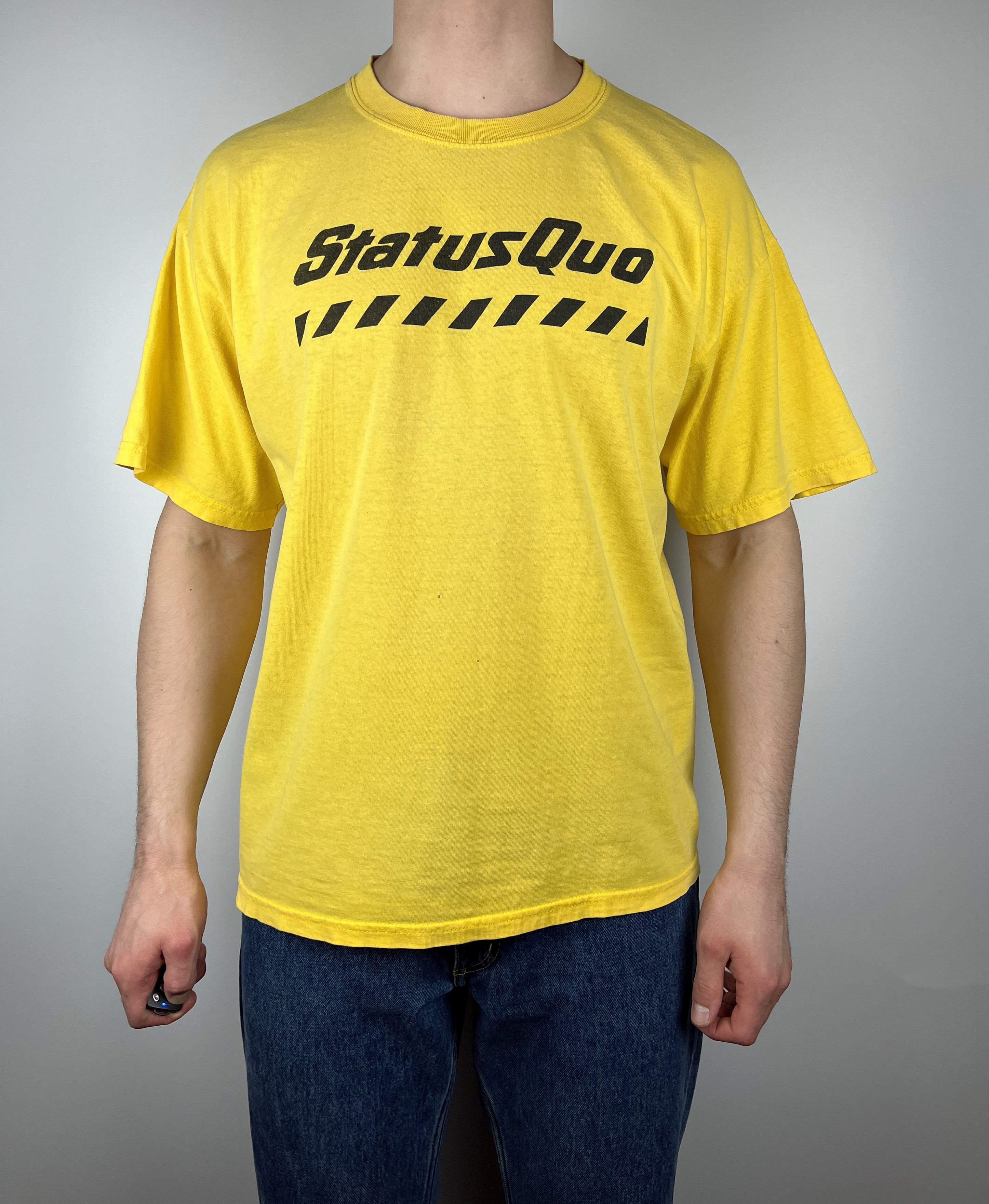 Band Tees × Gildan × Vintage 00's Status Quo Rock Band "Blues and Rhythm" T-shirt Y2K Size US XL / EU 56 / 4 - 1 Thumbnail