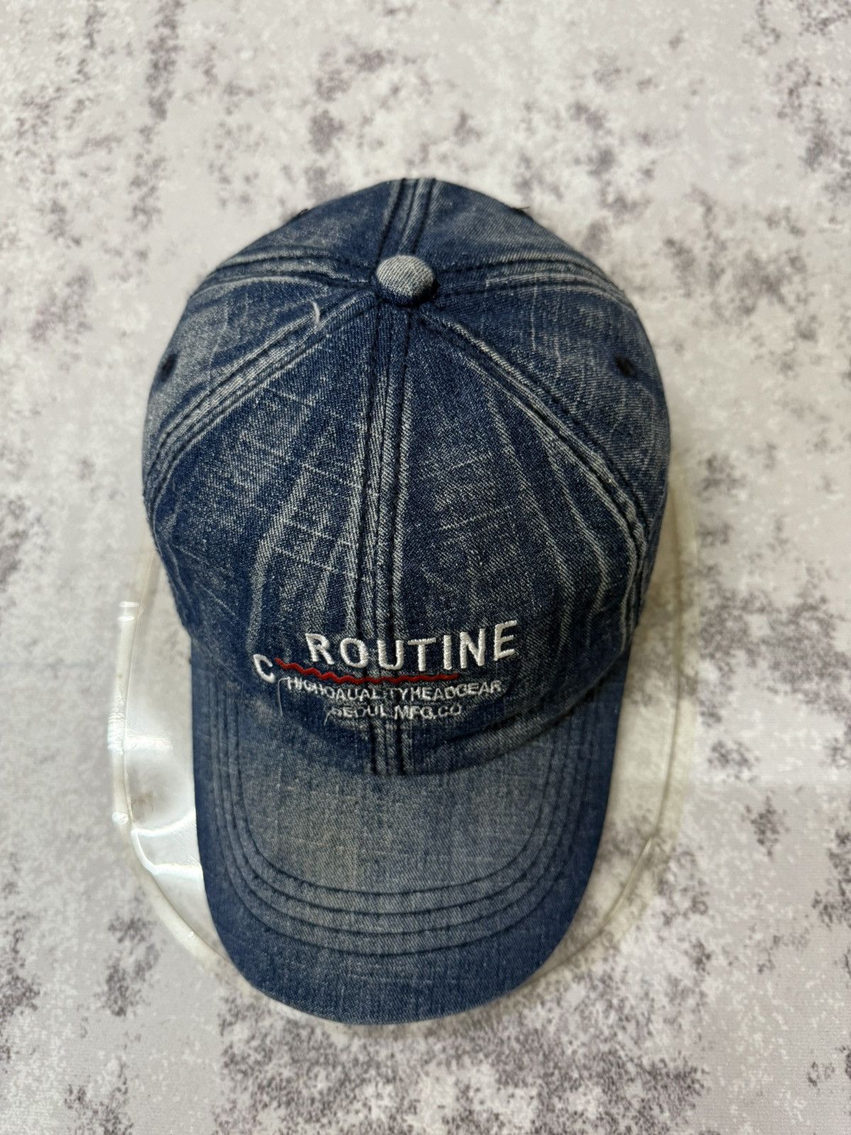 Gear for Sports Vintage Routine tyheadgear Denim Adjustable Cap Size ONE SIZE - 5 Thumbnail