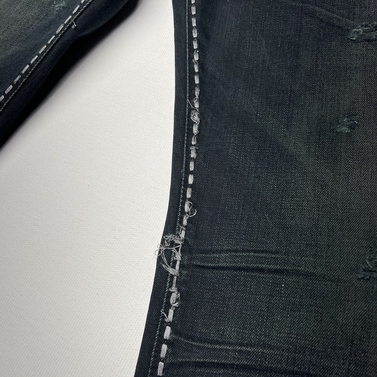 Imperious × Vintage Imperious Delf Jeans Black Denim Stitch Cross Pocket Y2K Size US 38 / EU 54 - 5 Thumbnail