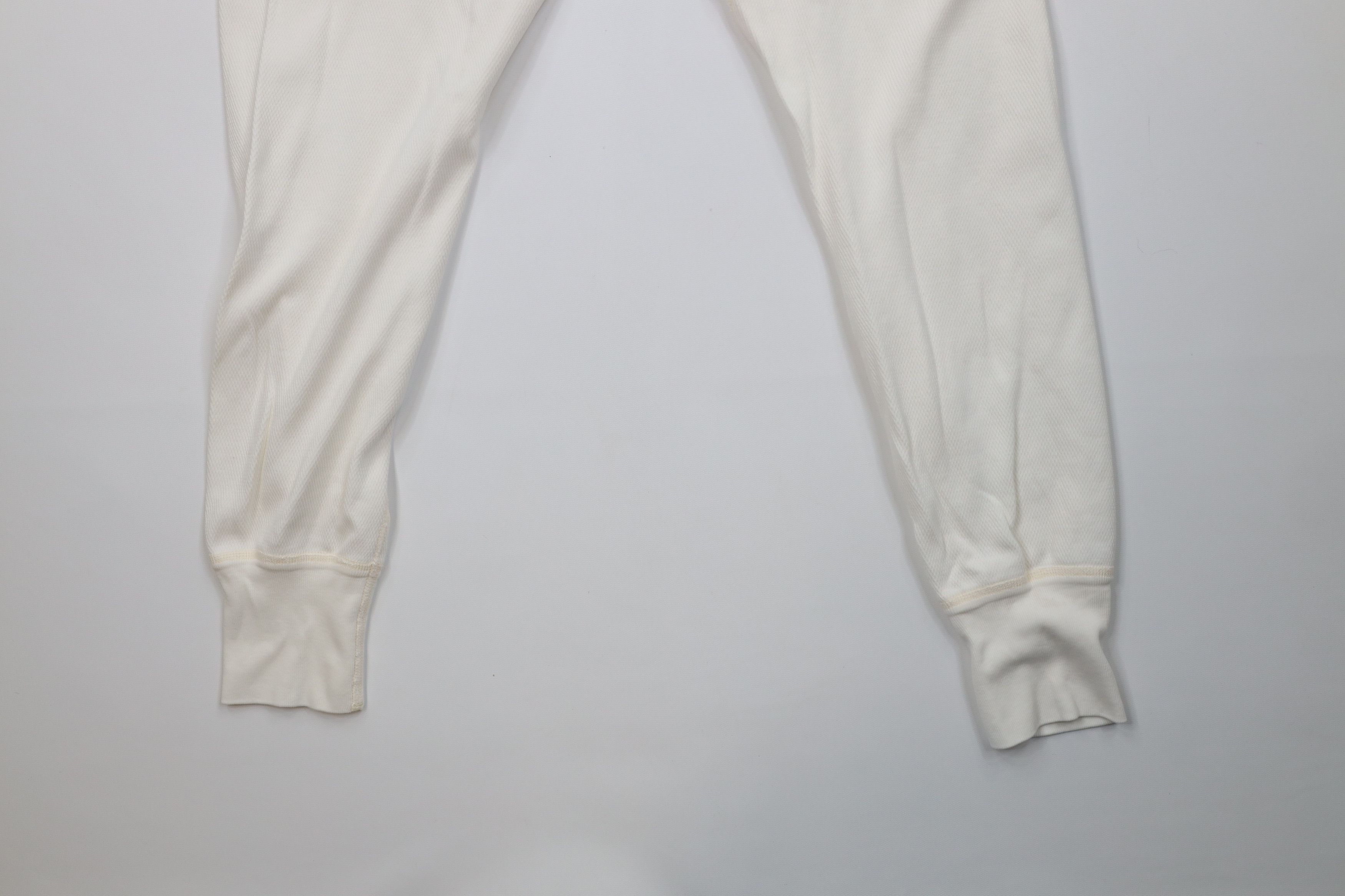 Carhartt Vintage Carhartt Thermal Waffle Knit Base Layer Pants Cream Size US 36 / EU 52 - 13 Thumbnail