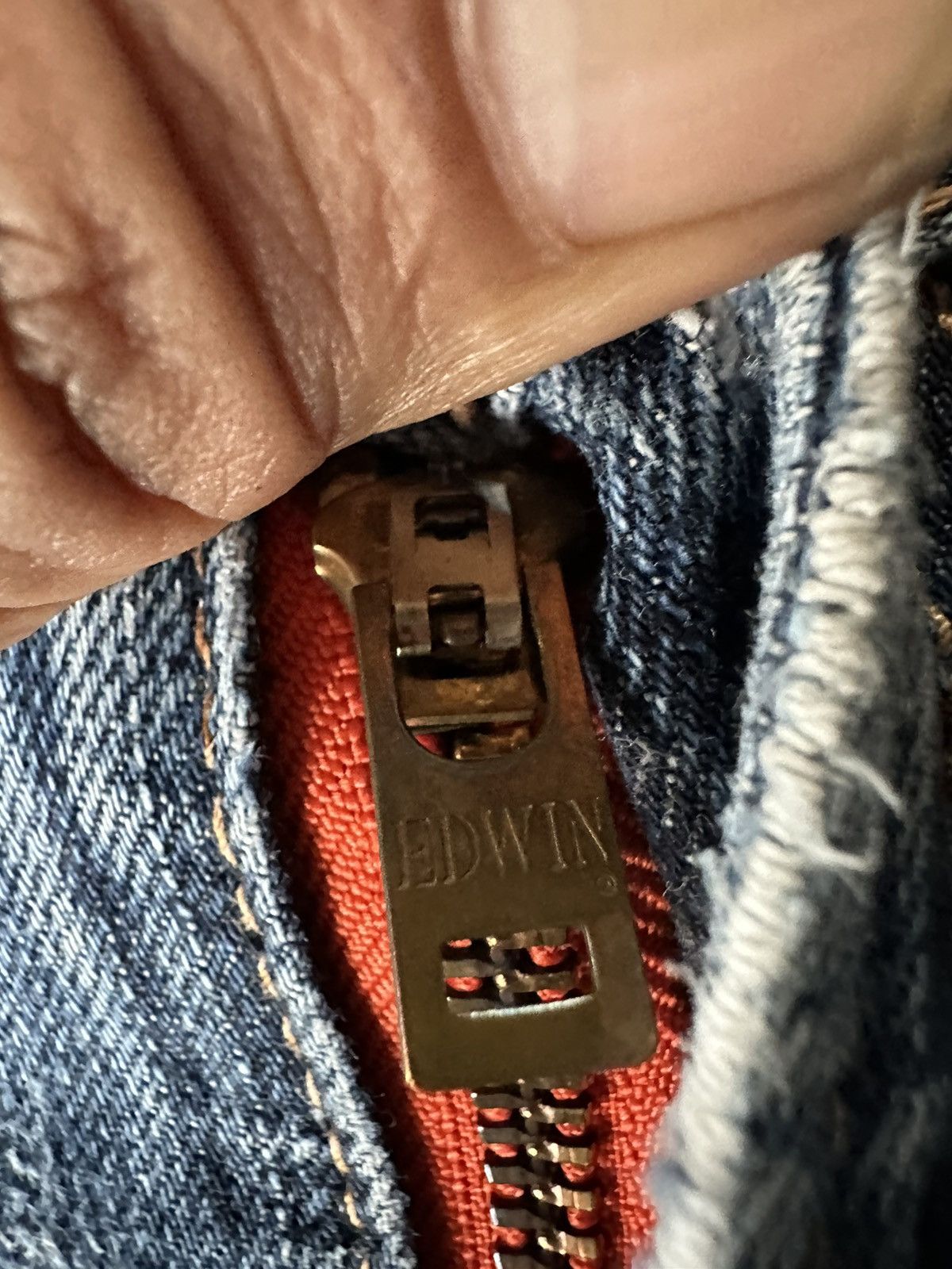 Edwin Vtg Edwin 505zxx Selvedge Redline Faded Denim W31 D411 Size US 31 - 18 Thumbnail