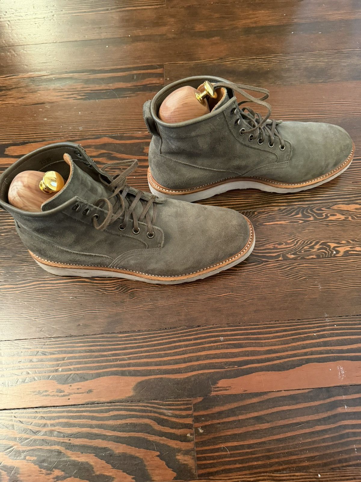 Viberg Viberg Scout Boots Green Suede 10US/9UK Size US 10 / EU 43 - 2 Thumbnail