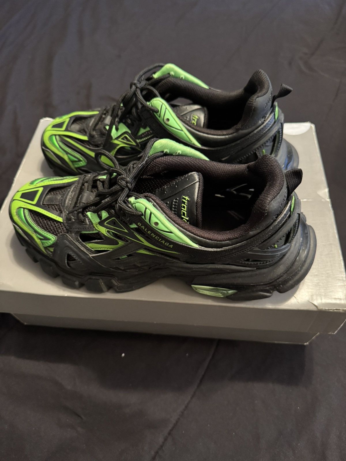 Balenciaga Balenciago Track.2 Black Green Size US 10 / EU 43 - 2 Thumbnail