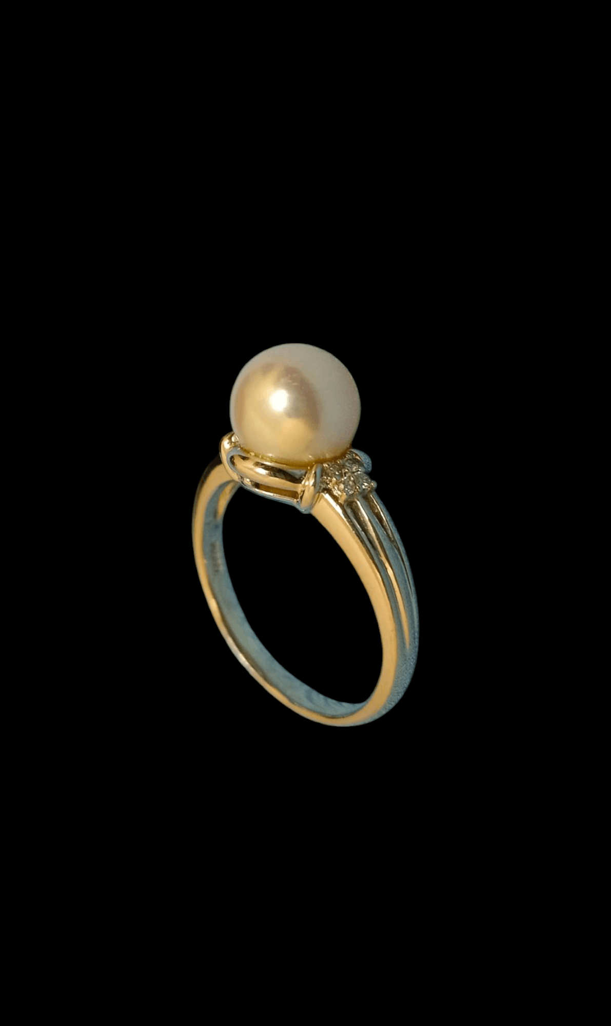 Avant Garde x Jewelry Pearl Diamond 0.07 Pt900 Platinum in Silver, Women's