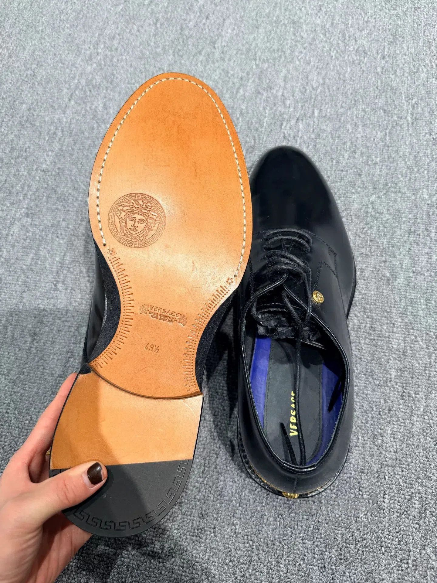 Versace Business Leather Display Shoes.