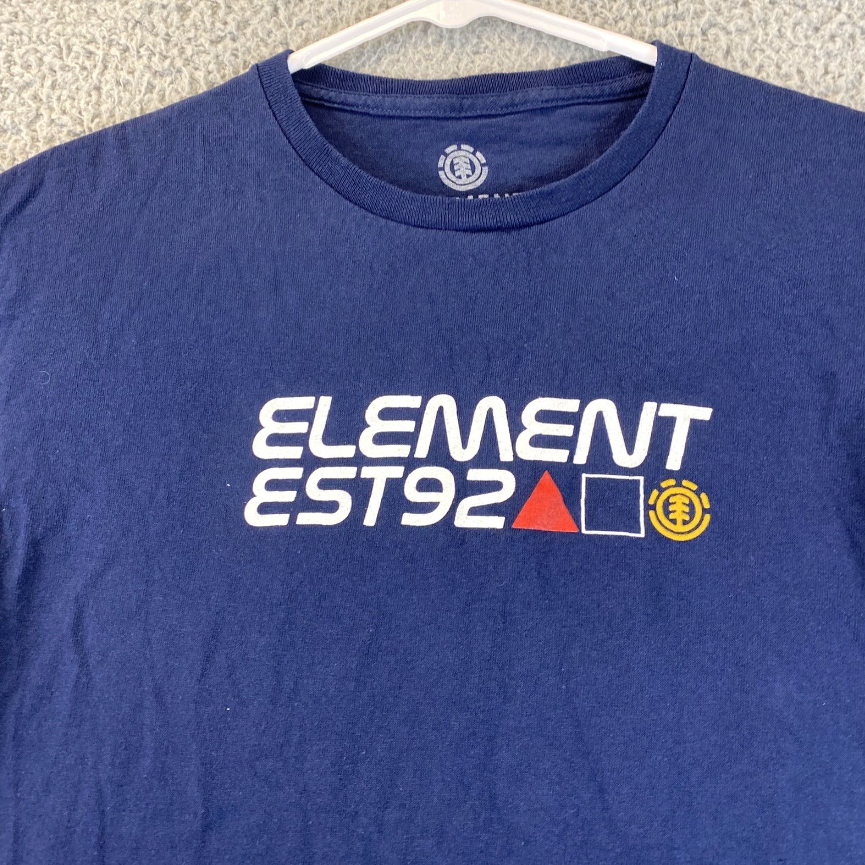 Element Element Shirt Men M Navy Long Sleeve Crew Neck Pullover Stretch Tee Size US M / EU 48-50 / 2 - 2 Thumbnail