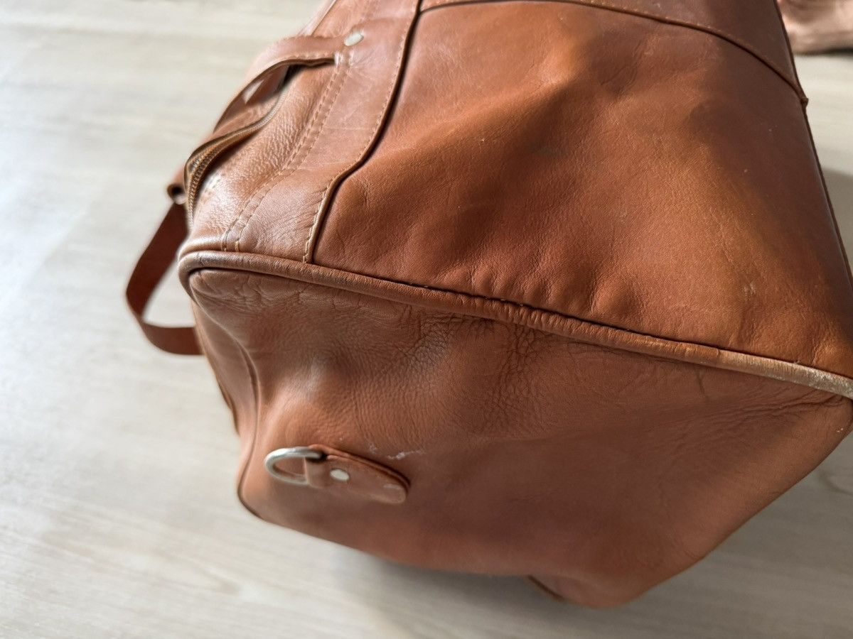 Leather Piel Collapsible Duffel to Carry-All Genuine Leather Size ONE SIZE - 6 Thumbnail