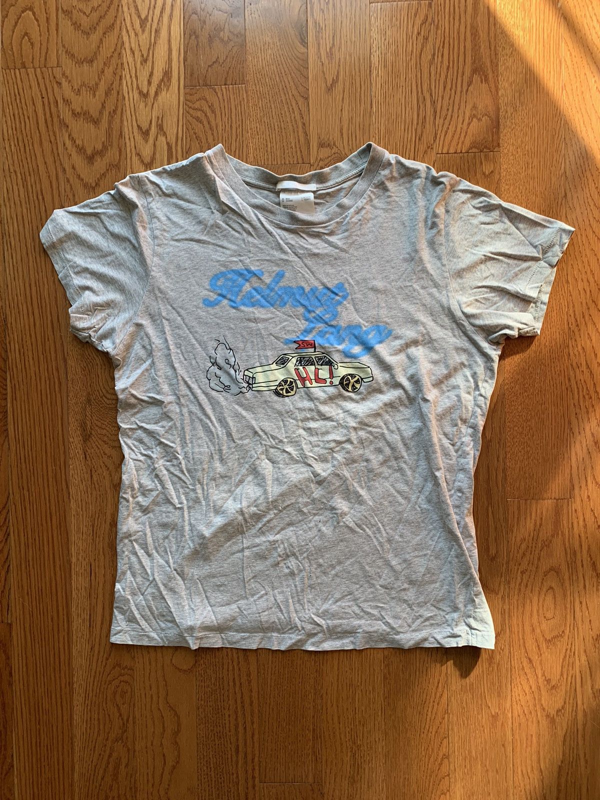 Helmet Lang Grey Saintwoods Taxi T-Shirt