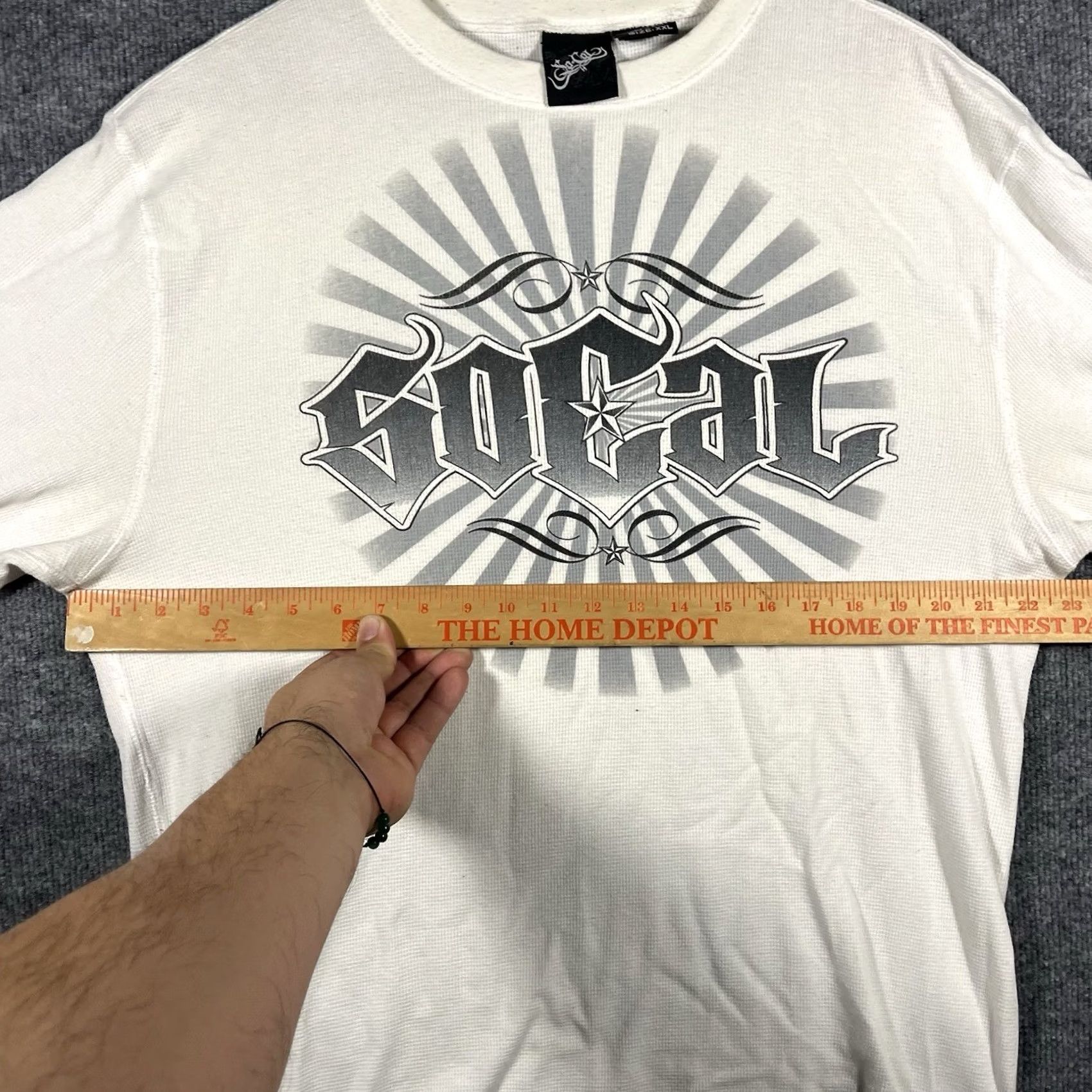 No Fear VINTAGE No Fear Long Sleeve Shirt 2XL White Thermal Grunge Hip Hop So Cal MX Motocross Men Size US XXL / EU 58 / 5 - 4 Thumbnail