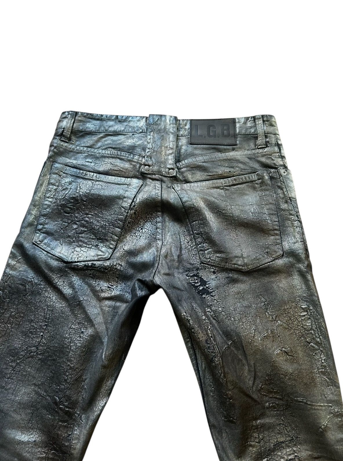 Le Grande Bleu (L.G.B.) Le Grand Bleu Crocodrile Denim Size US 31 - 6 Thumbnail