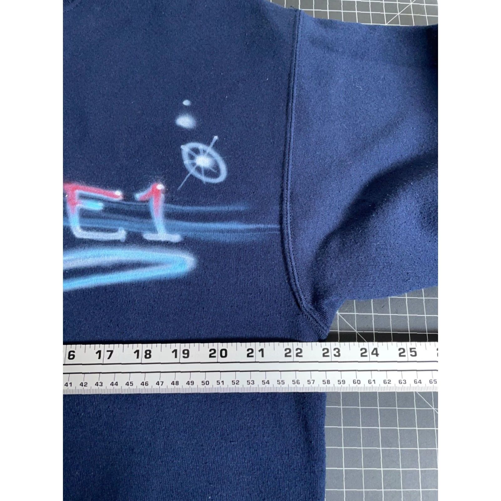 Soffe VINTAGE Soffe Heavy Sweats Sweatshirt Tennis Anyone Adult Large Dark Blue Graphic Print Crew Neck Long Sleeve Men’s Regular Pullover 90s Retro Size US L / EU 52-54 / 3 - 5 Thumbnail