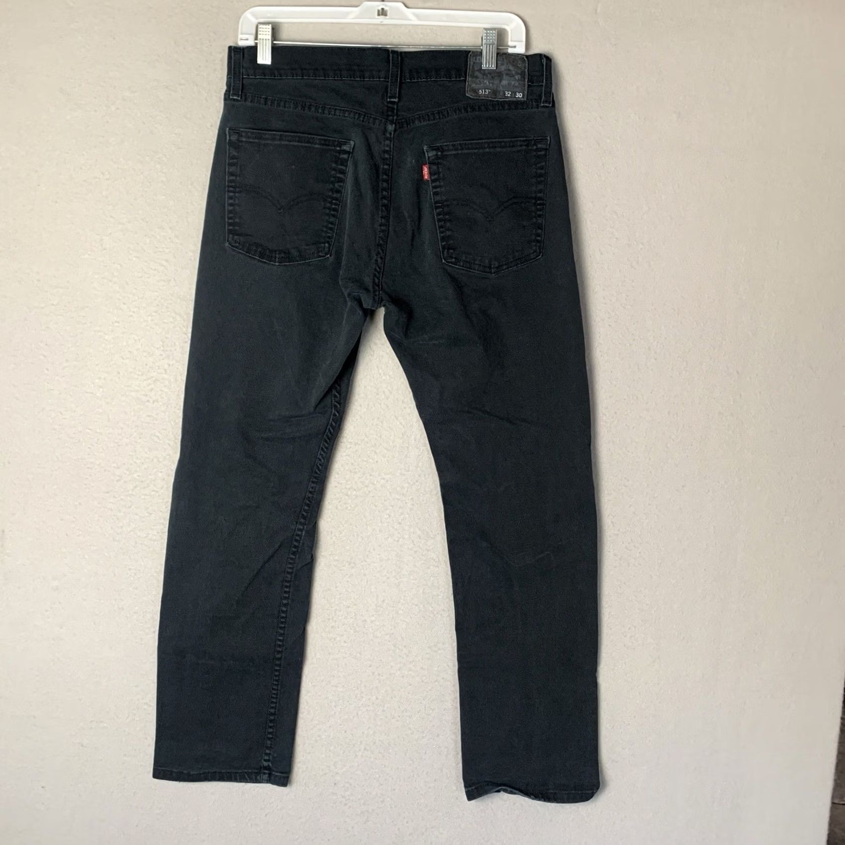 Levi's Levi's 513 Jeans Mens 32x30 Black Straight Leg Stretch Denim Workwear Preppy Shirt? Size US 32 / EU 48 - 2 Thumbnail