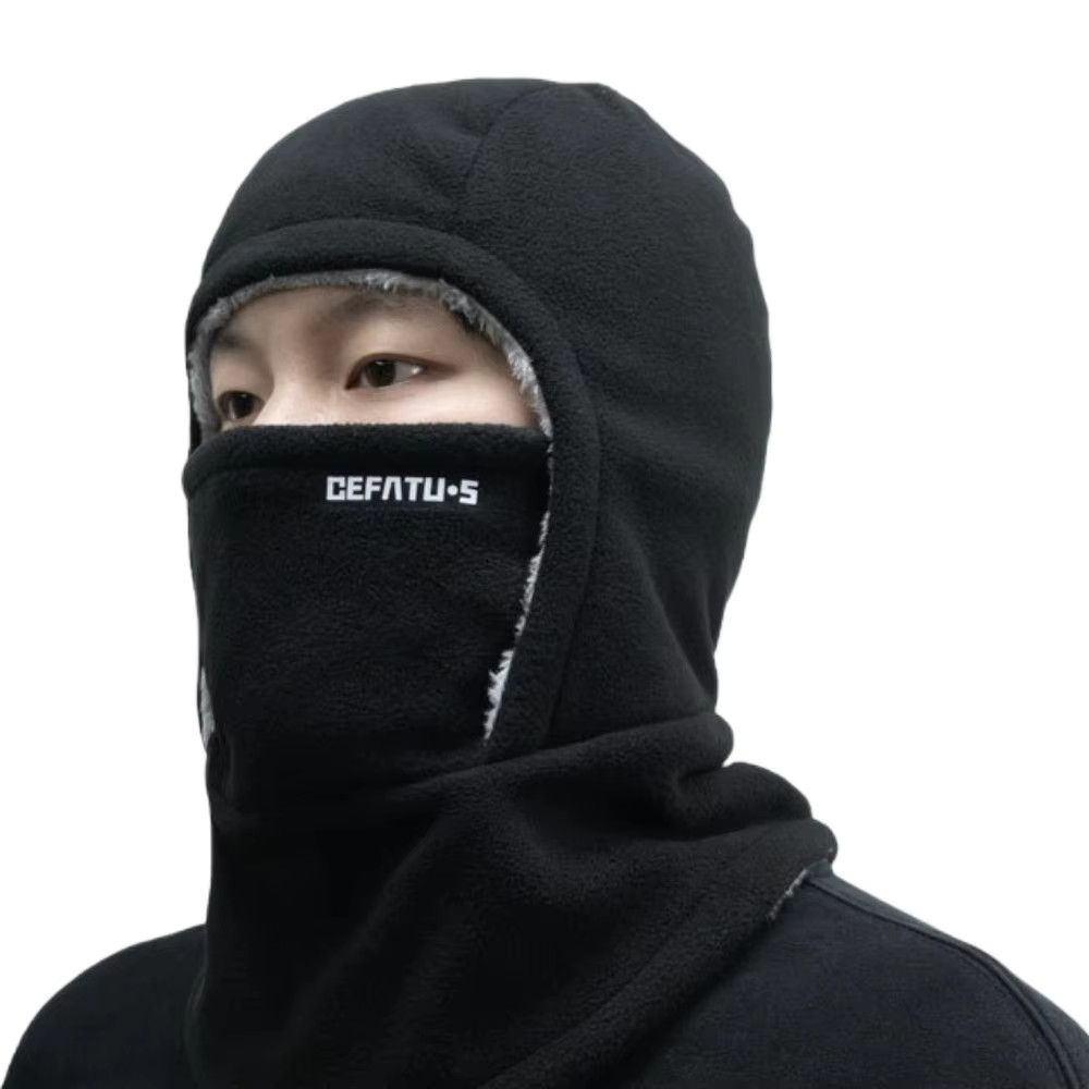 Japanese Brand × Vintage × Youths In Balaclava Fleece Balaclava Cycling Cold-proof Windproof Warm Hood Hat Size ONE SIZE - 2 Thumbnail