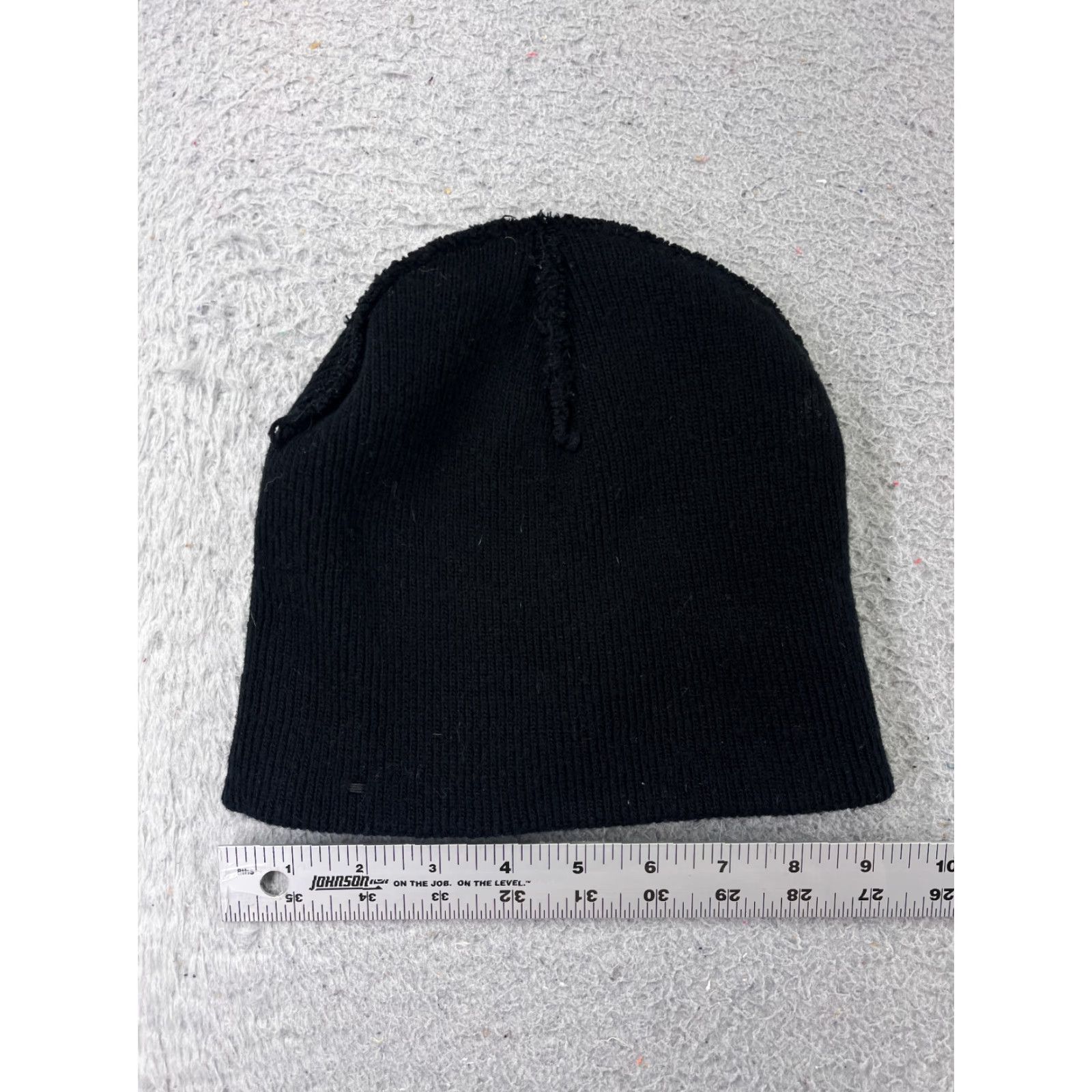 Vintage VINTAGE No Boundaries Beanie Toque Adult 4-7 Black Embroidered Snake Acrylic Skate Beach Size ONE SIZE - 5 Thumbnail