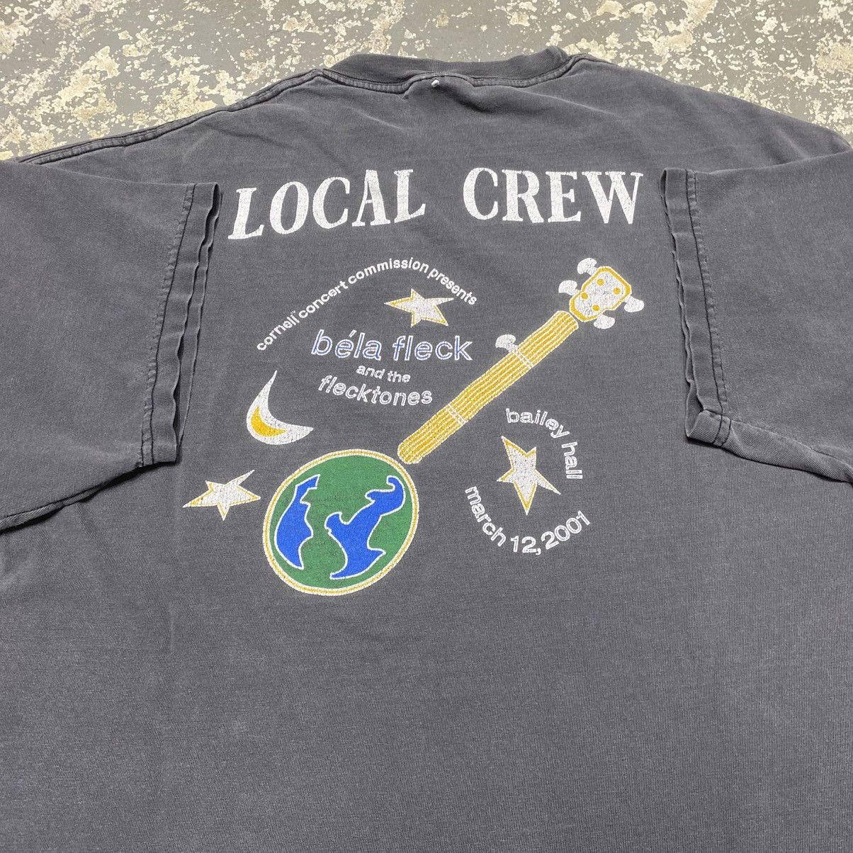 Band Tees Vintage Béla Fleck and the Flecktones Local Crew Cornell Size US XL / EU 56 / 4 - 7 Thumbnail