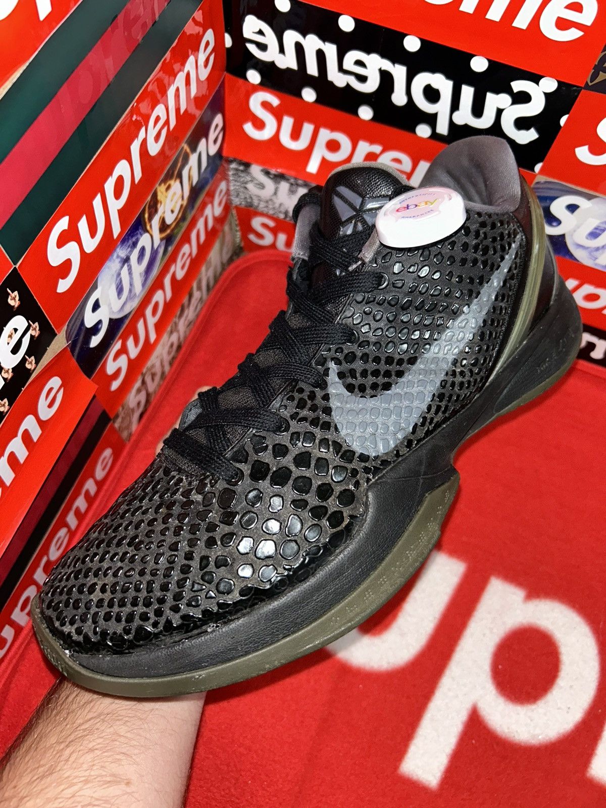 Nike Nike Zoom Kobe 6 Blackout 429659-013 size 13 Size US 13 / EU 46 - 7 Thumbnail