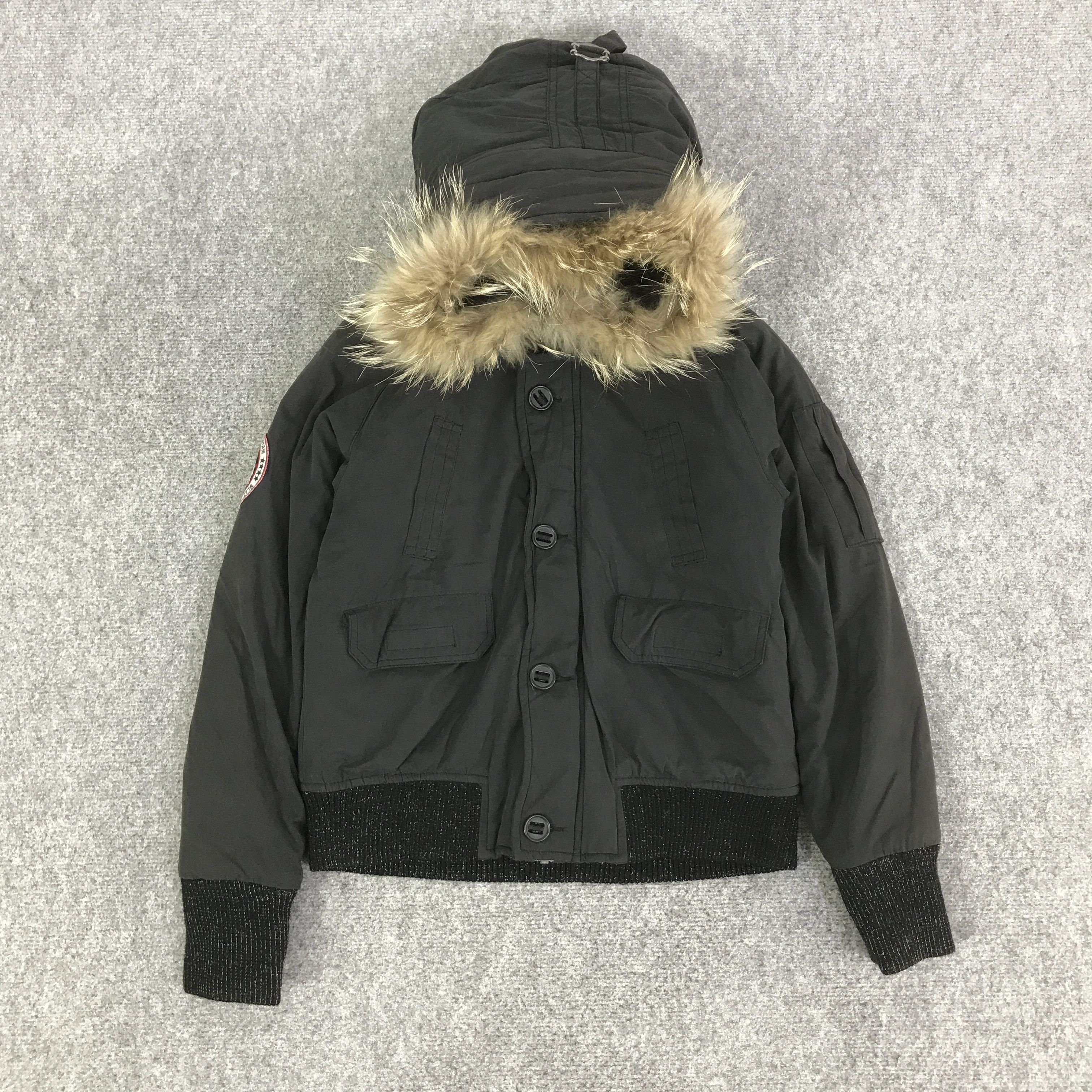 Japanese Brand PUNK JEANASIS BOMBER FUR HOODIE JACKET K114B7 Size US M / EU 48-50 / 2 - 1 Thumbnail