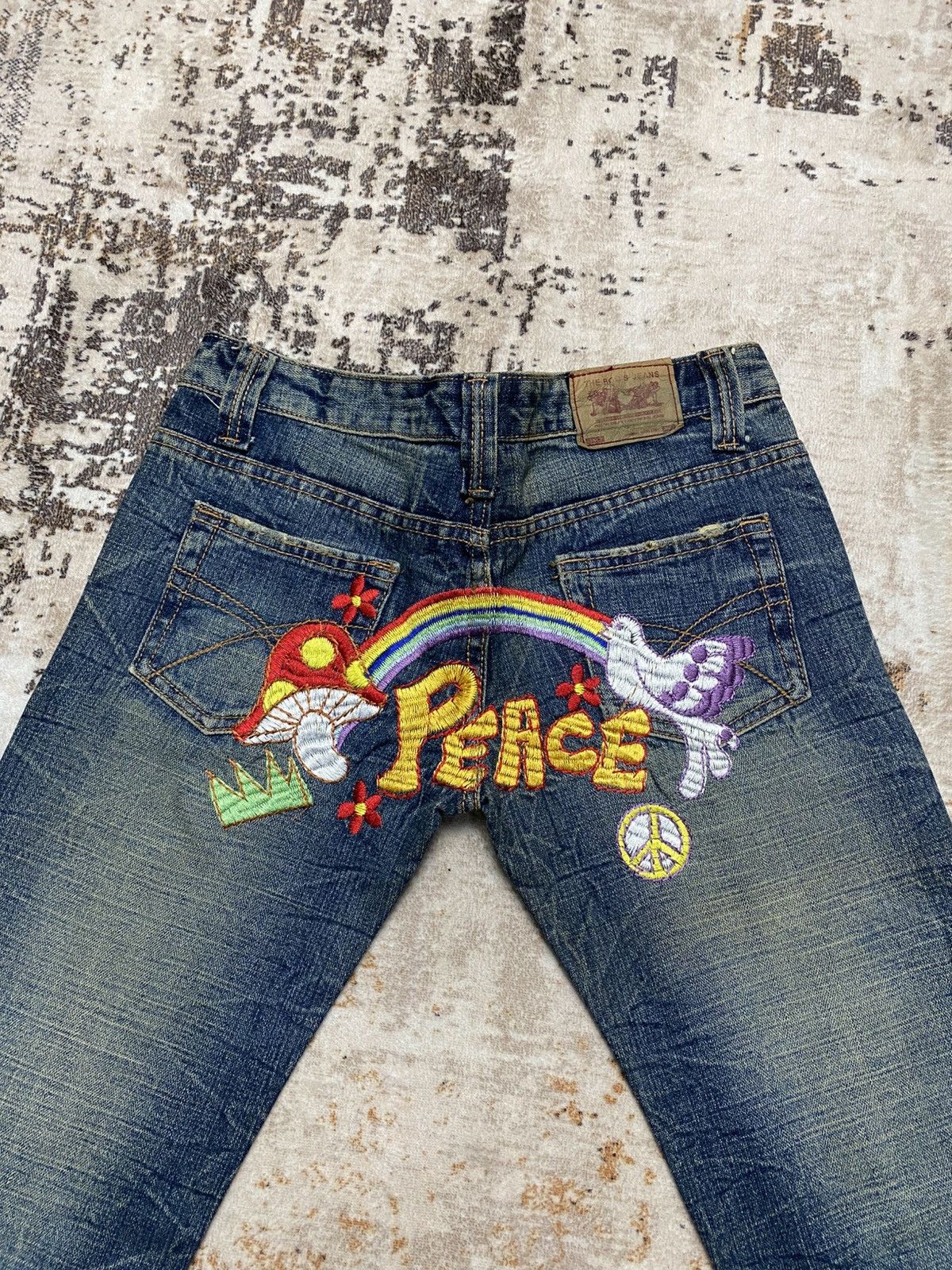 Hysteric Glamour Rare💥Rusty Crack Red PepperxPeace Jeans Size US 30 / EU 46 - 12 Thumbnail