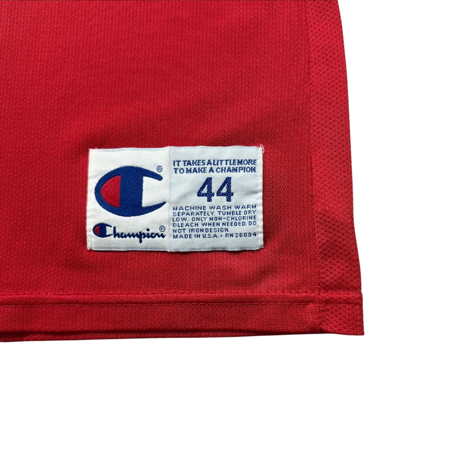 NBA VTG 90s CHICAGO BULLS MICHAEL JORDAN #45 CHAMPION JERSEY Size US L / EU 52-54 / 3 - 5 Thumbnail
