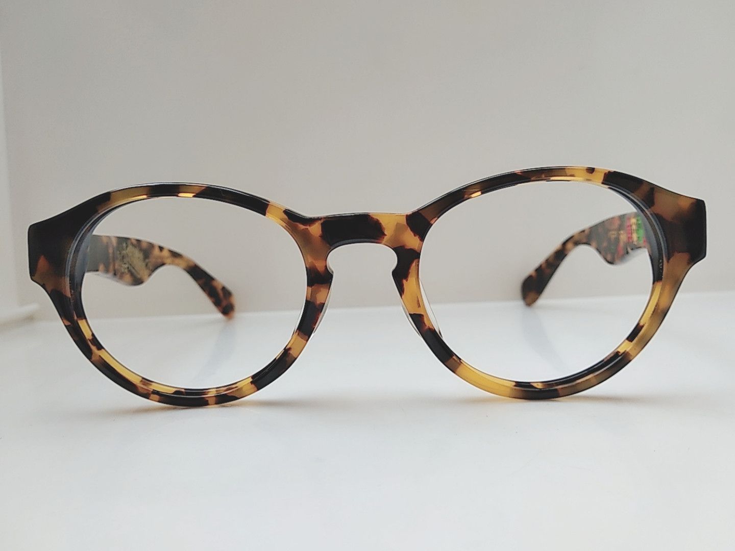 Vintage Vintage HUMAN SKULL H1223 Tortoise Eyeglasses Frame Size ONE SIZE - 1 Thumbnail