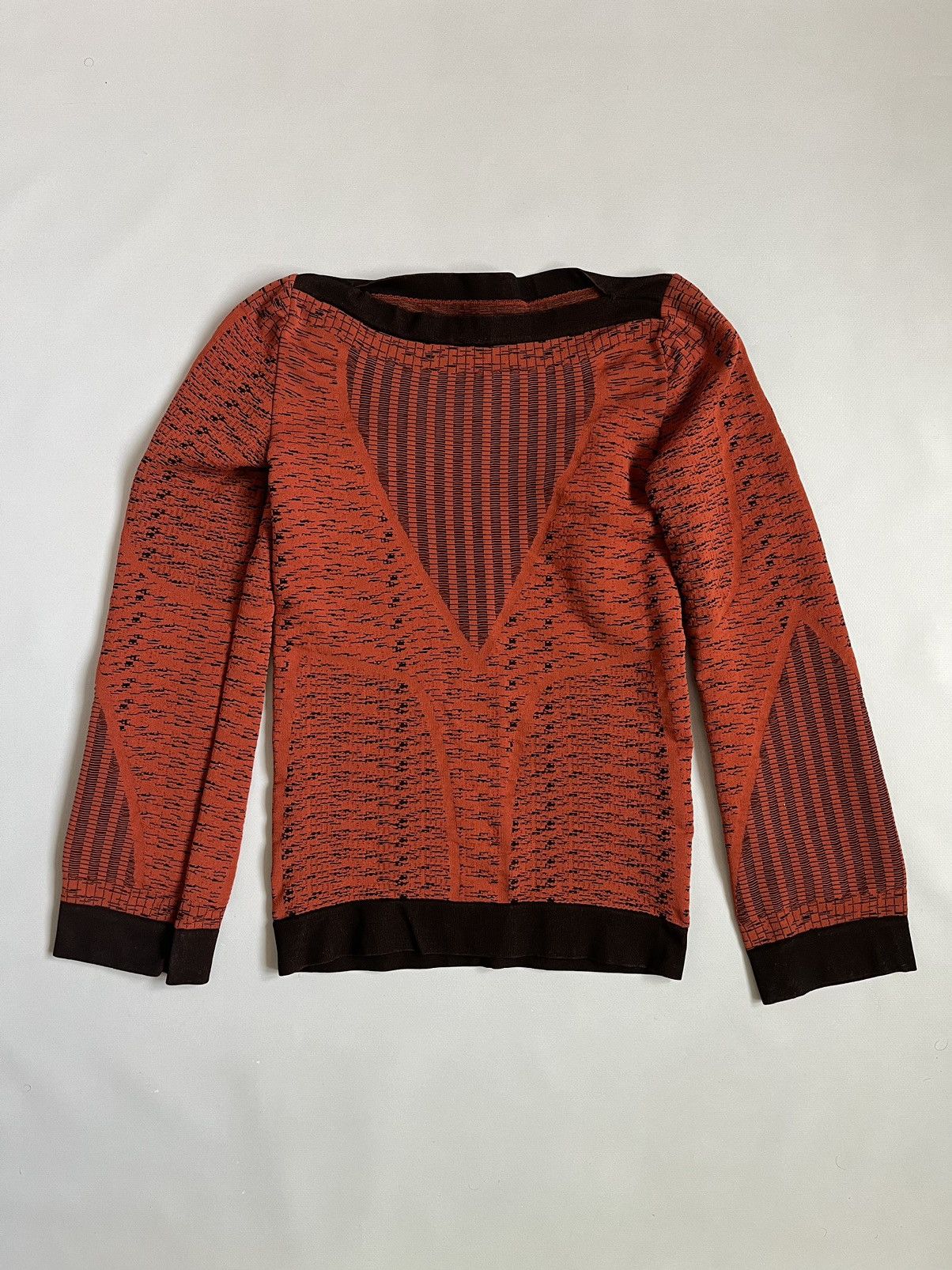 Designer × Wolford Wolford Woman Polyester Polyamide Stretch Orange Sweatshirt Size M / US 6-8 / IT 42-44 - 1 Thumbnail