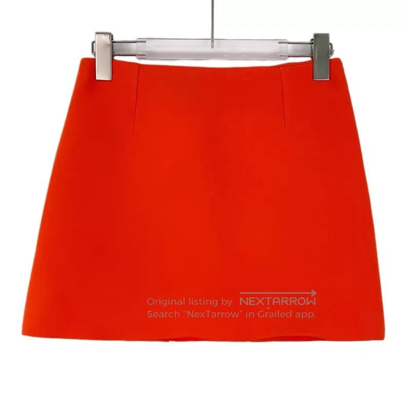 Dior Dior Red wool casual skirt Size 24" / US 00 / IT 34 - 2 Thumbnail
