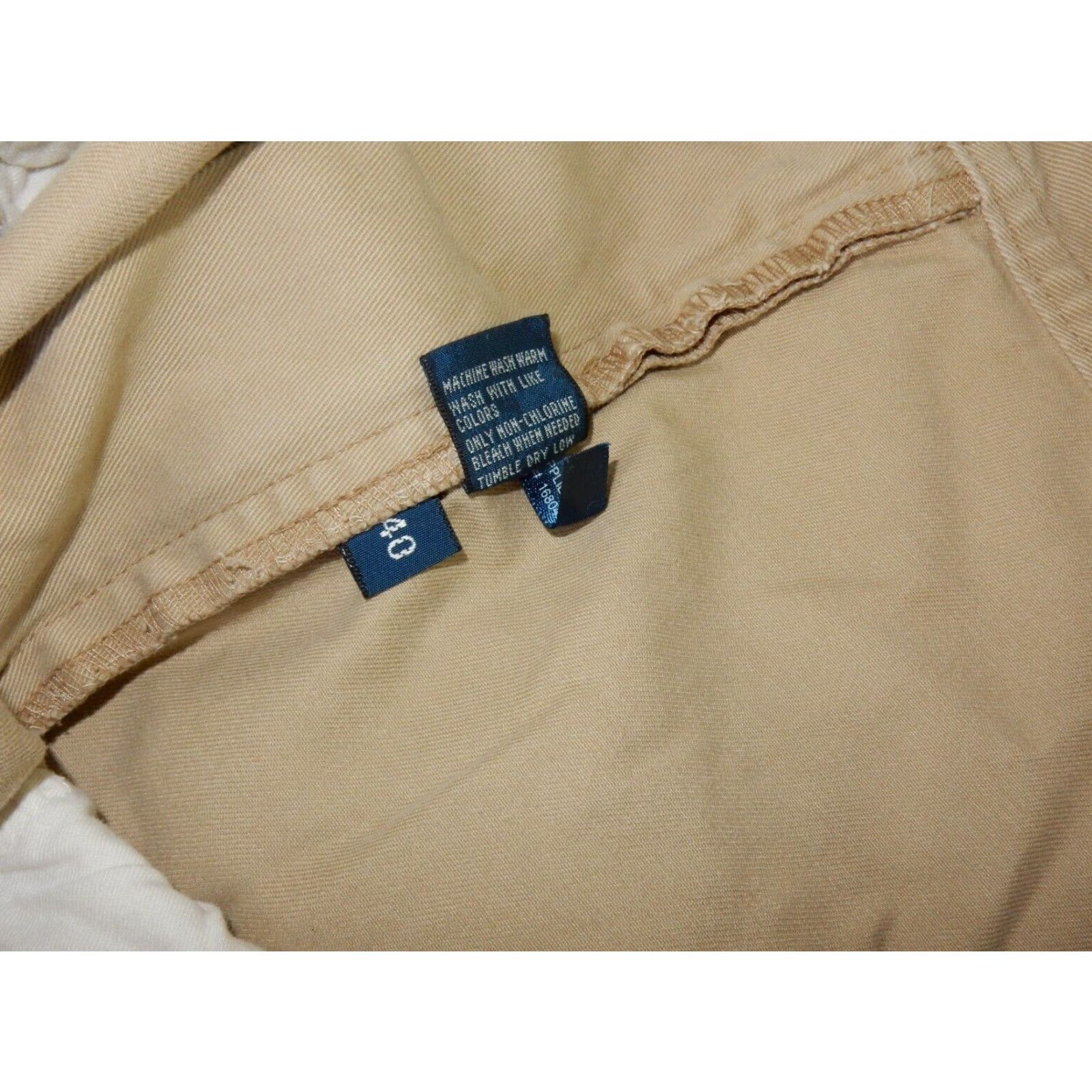 Polo Ralph Lauren VINTAGE Polo Ralph Lauren Cargo Shorts Men Size 40 Beige Cotton Casual Men Size US L / EU 52-54 / 3 - 4 Thumbnail