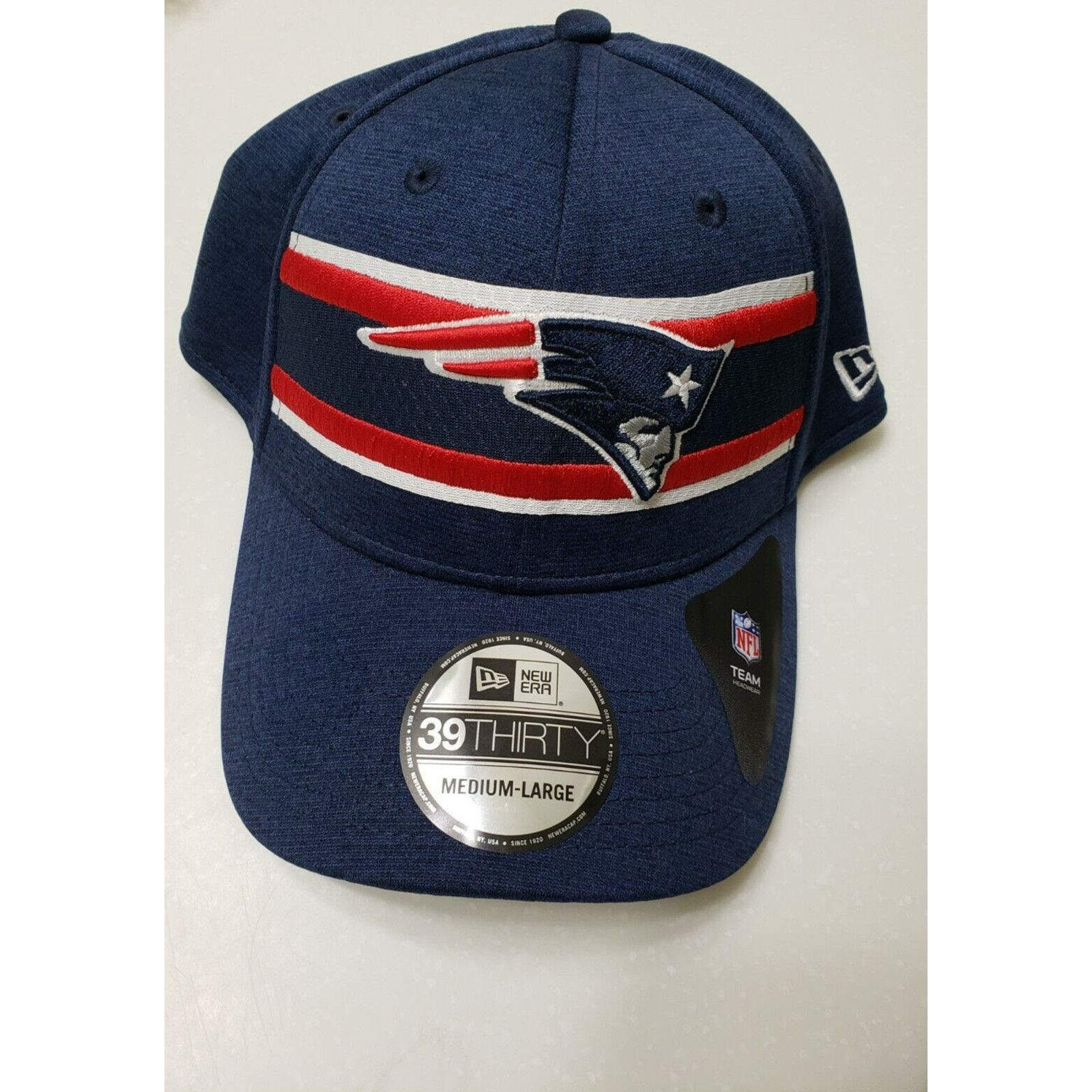 New Era New England Patriots Hat Cap Stretch 39Thirty M/L New Era Size ONE SIZE - 1 Thumbnail