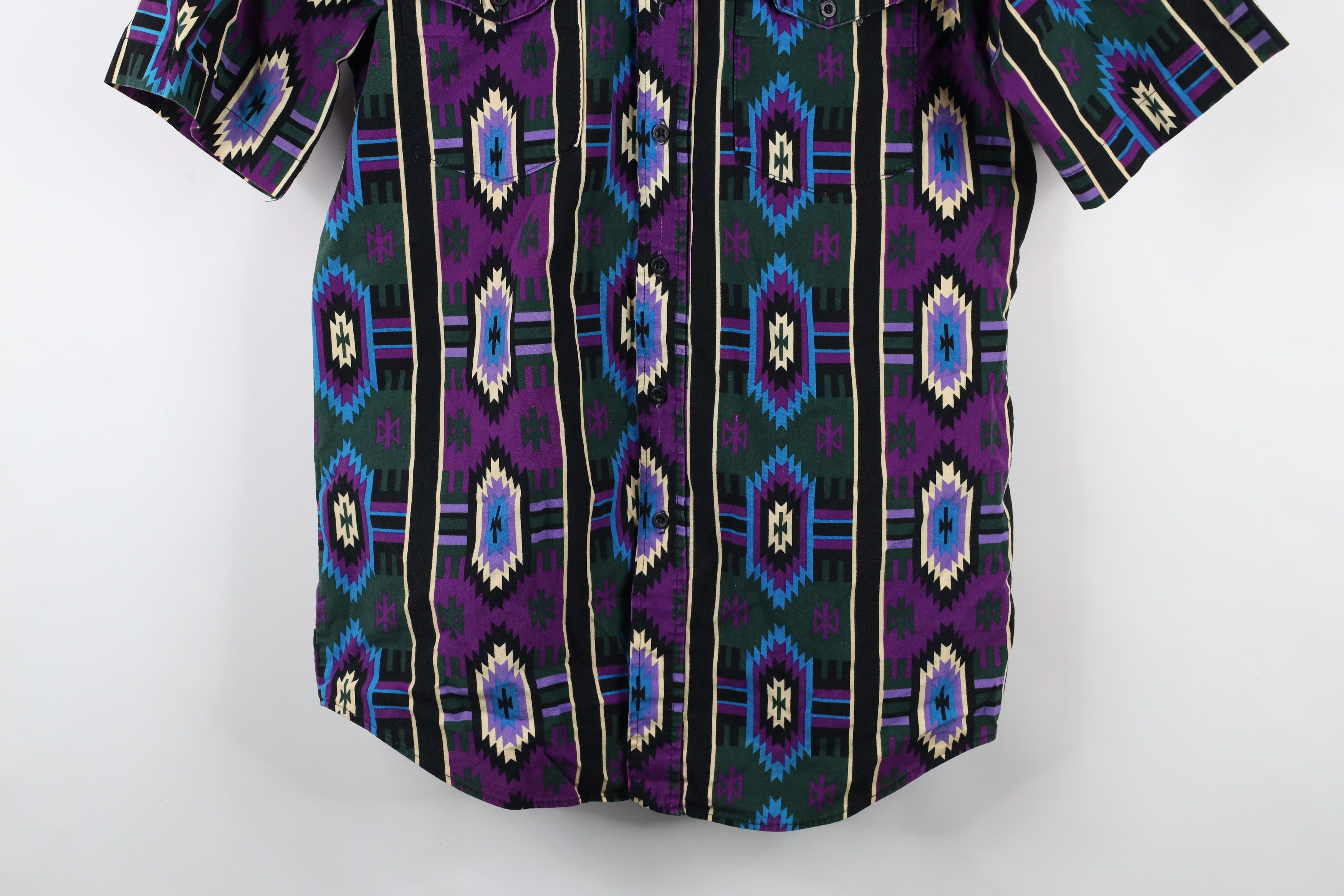Vintage Vintage 90s Streetwear Southwestern Western Button Shirt Size US L / EU 52-54 / 3 - 3 Thumbnail