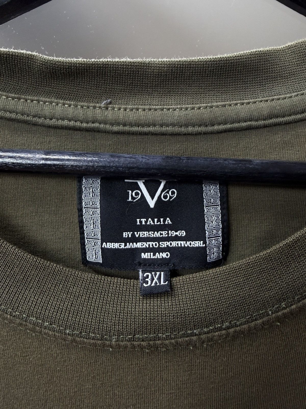 Versace Versace V Italia 1969 Tee Big Logo Luxury Streetwear Y2K Size US XXL / EU 58 / 5 - 15 Thumbnail