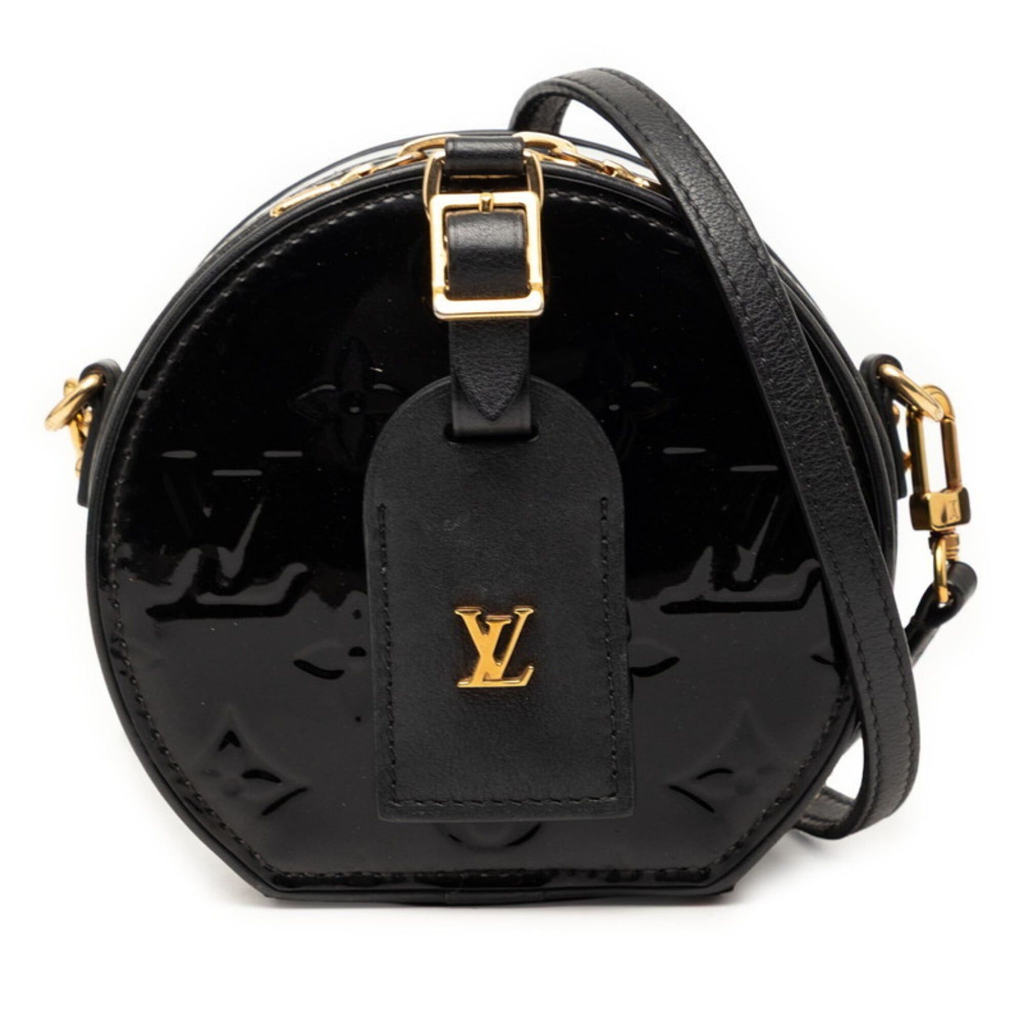 Louis Vuitton Louis Vuitton Monogram Vernis Boite Chapeau Crossbody Shoulder Bag M90469 Noir Black Patent Leather Women's LOUIS VUITTON Size ONE SIZE - 1 Thumbnail