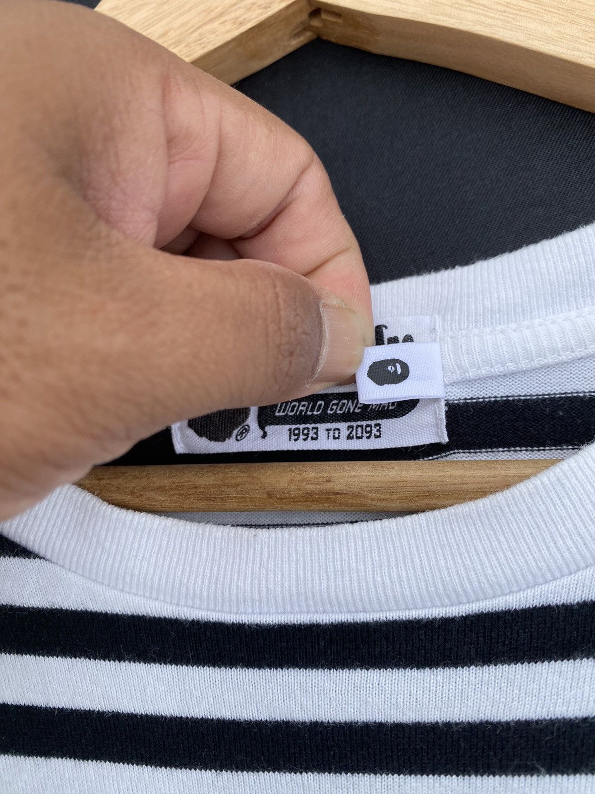 Bape Rare Bape College Stripes Longsleeve Shirt Size US M / EU 48-50 / 2 - 10 Thumbnail