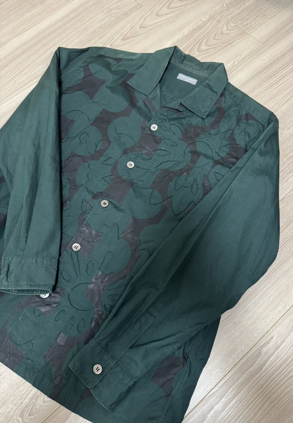 Comme des Garcons Homme COMME des GARÇONS HOMME Flower Long Sleeve Shirt - AD2001 Size US S / EU 44-46 / 1 - 3 Thumbnail