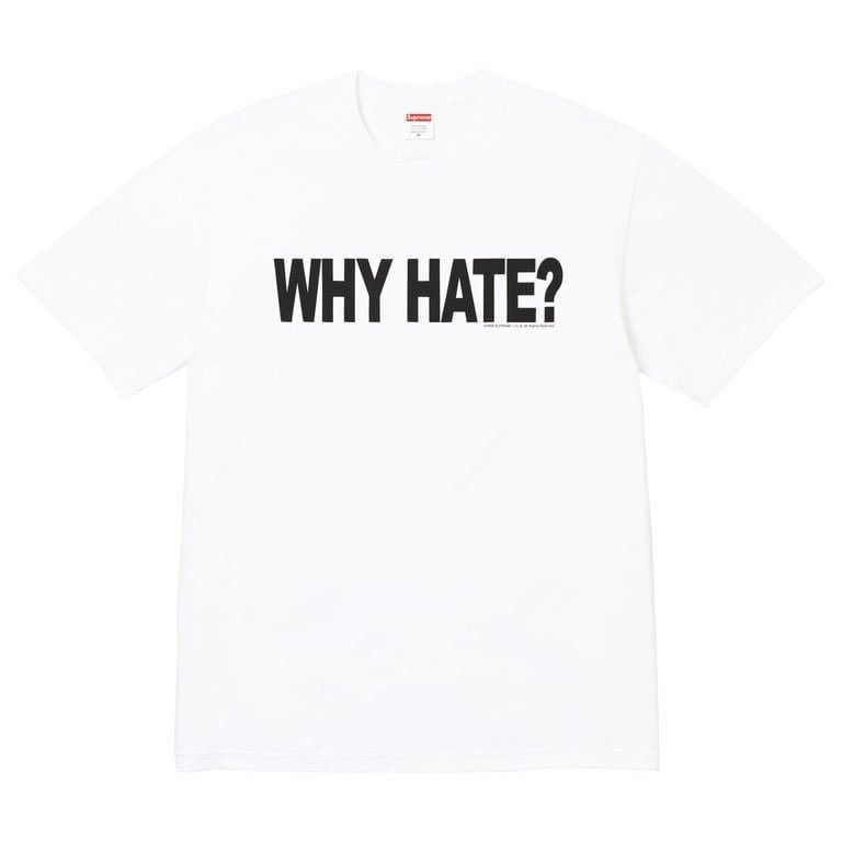Supreme Supreme Based Tee Lil B “Why Hate” T-Shirt White SS26 XL
