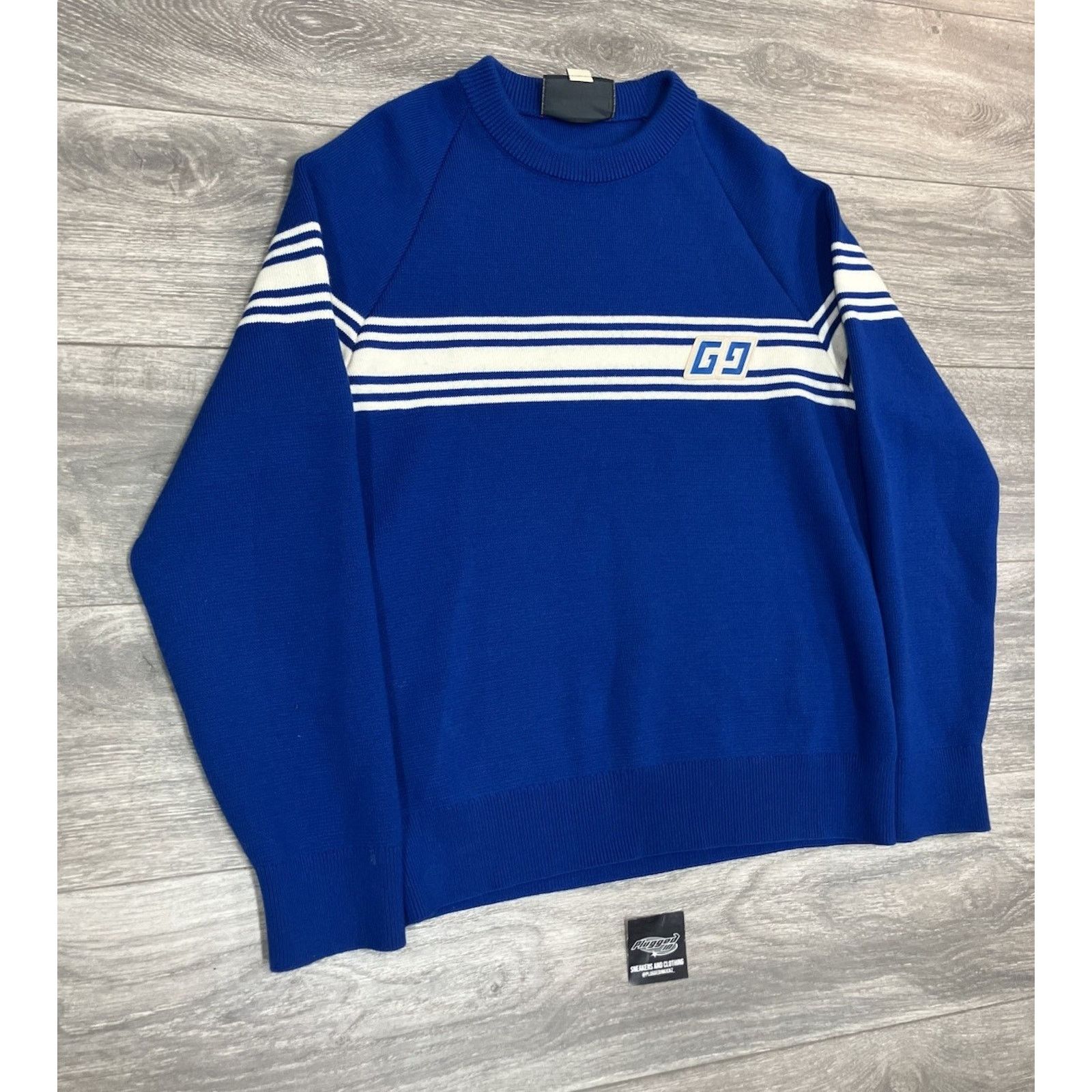 Gucci Gucci Knit Wool Sweater With Square GG | EXCELLENT! Size US M / EU 48-50 / 2 - 2 Thumbnail