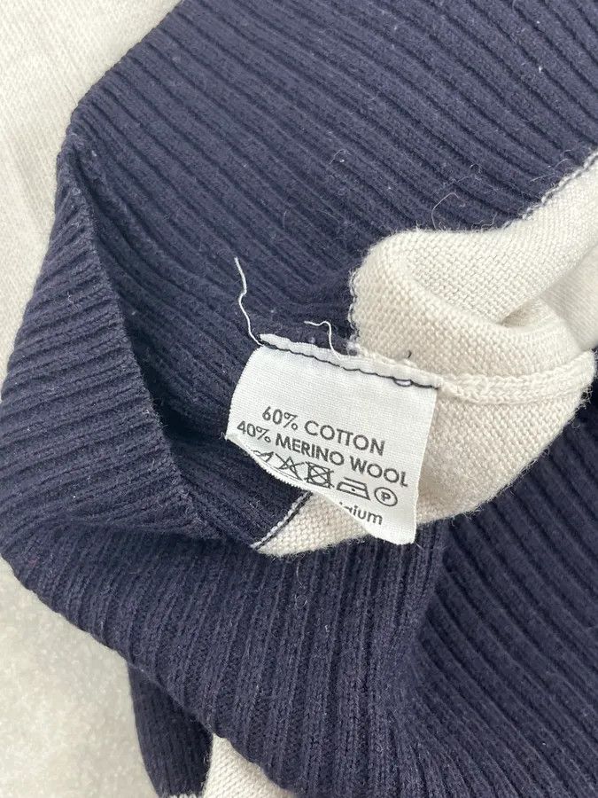 Dries Van Noten Dries Van Noten Navy & White Striped Sweater Size US S / EU 44-46 / 1 - 9 Thumbnail