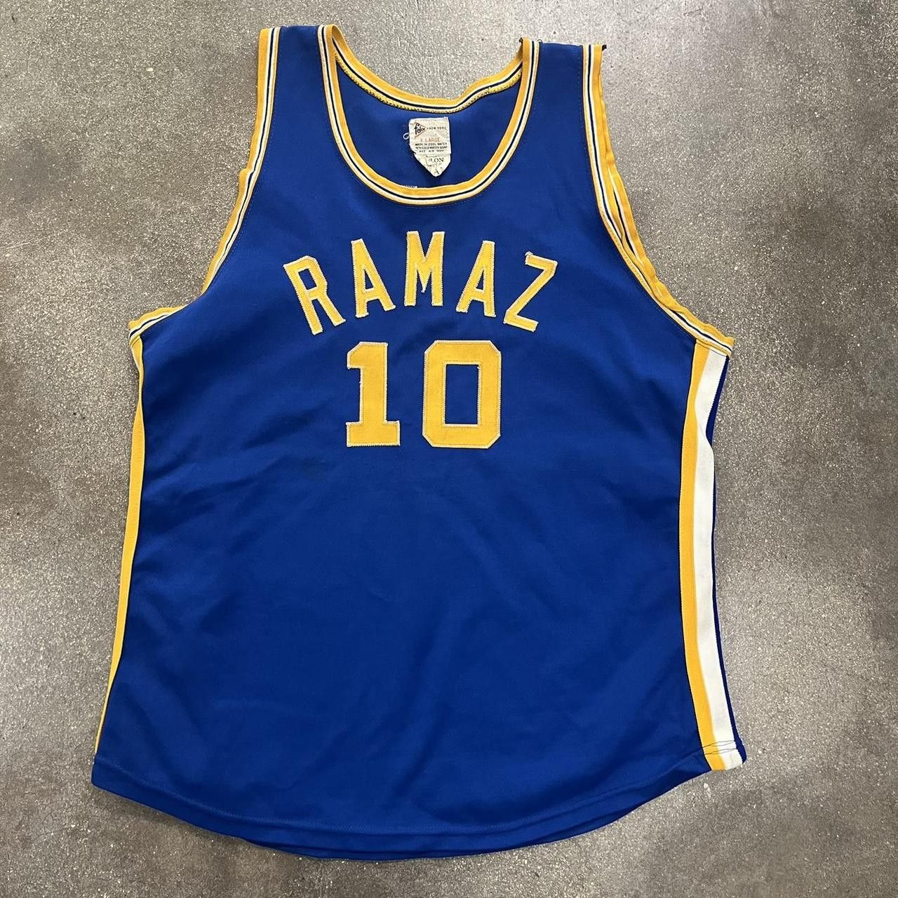 Vintage VTG 60s Ramaz Basketball Jersey Size US XL / EU 56 / 4 - 1 Thumbnail