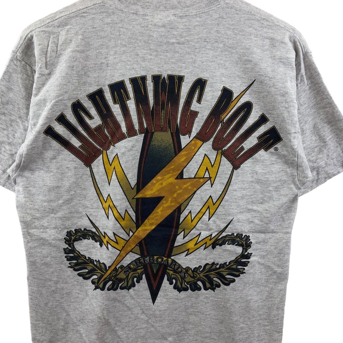 Lightning Bolt Vintage 90’ LIGHTNING BOLT SURFBOARD Made In USA Tee ...