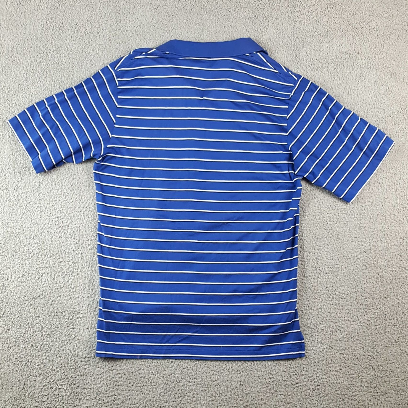 Ralph Lauren VINTAGE Ralph Lauren Striped Polo Shirt Large Blue Pima Cotton Pony Logo 90s Mens Size US L / EU 52-54 / 3 - 4 Thumbnail