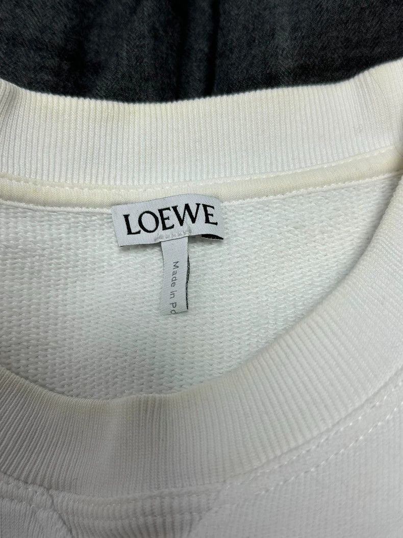 Loewe Loewe White embroidered sweater Size M / US 6-8 / IT 42-44 - 3 Thumbnail