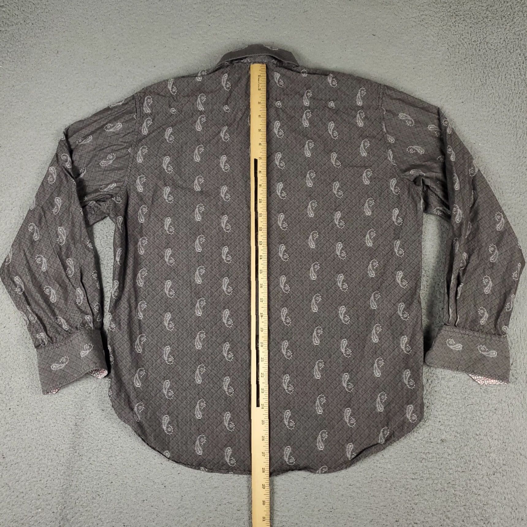 Robert Graham VINTAGE Robert Graham Shirt Men Medium Long Sleeve Button-Up Cotton Paisley Fall Winter Modern Size US M / EU 48-50 / 2 - 3 Thumbnail