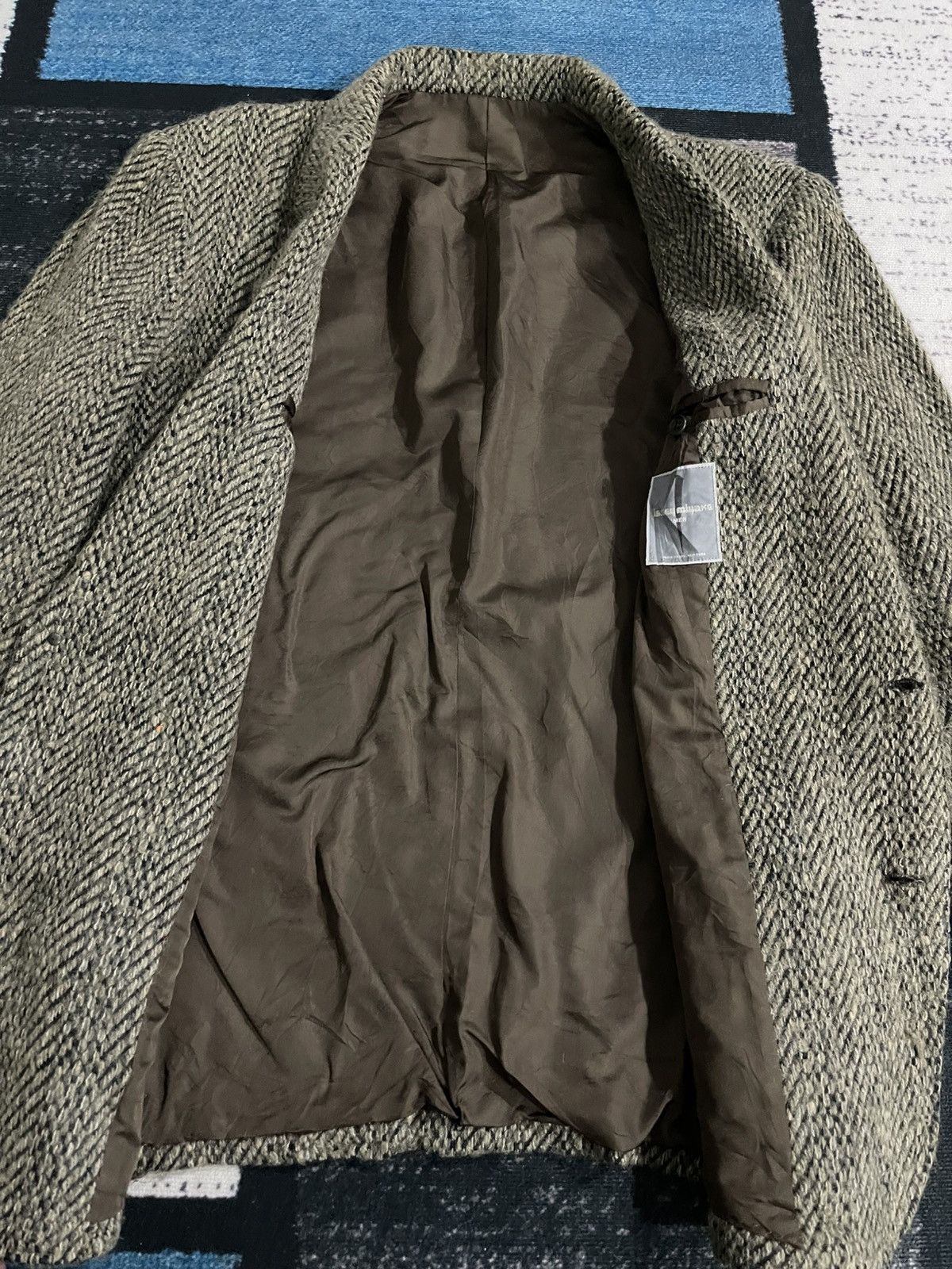 Issey Miyake Vintage Issey Miyake Men Wool Coat Jacket Size 42L - 11 Thumbnail