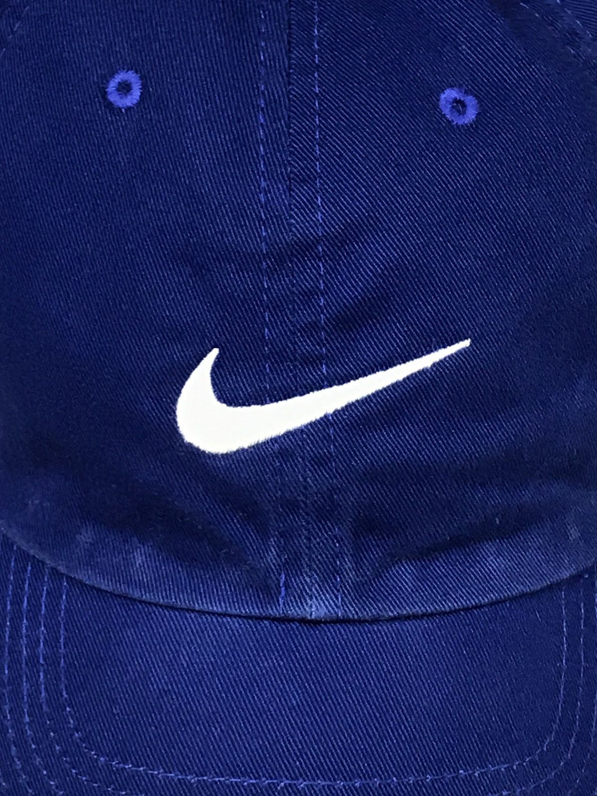 Nike × Vintage Vintage Nike Embroidered Centre Swoosh Logo Cap 00’s y2k Size ONE SIZE - 4 Thumbnail
