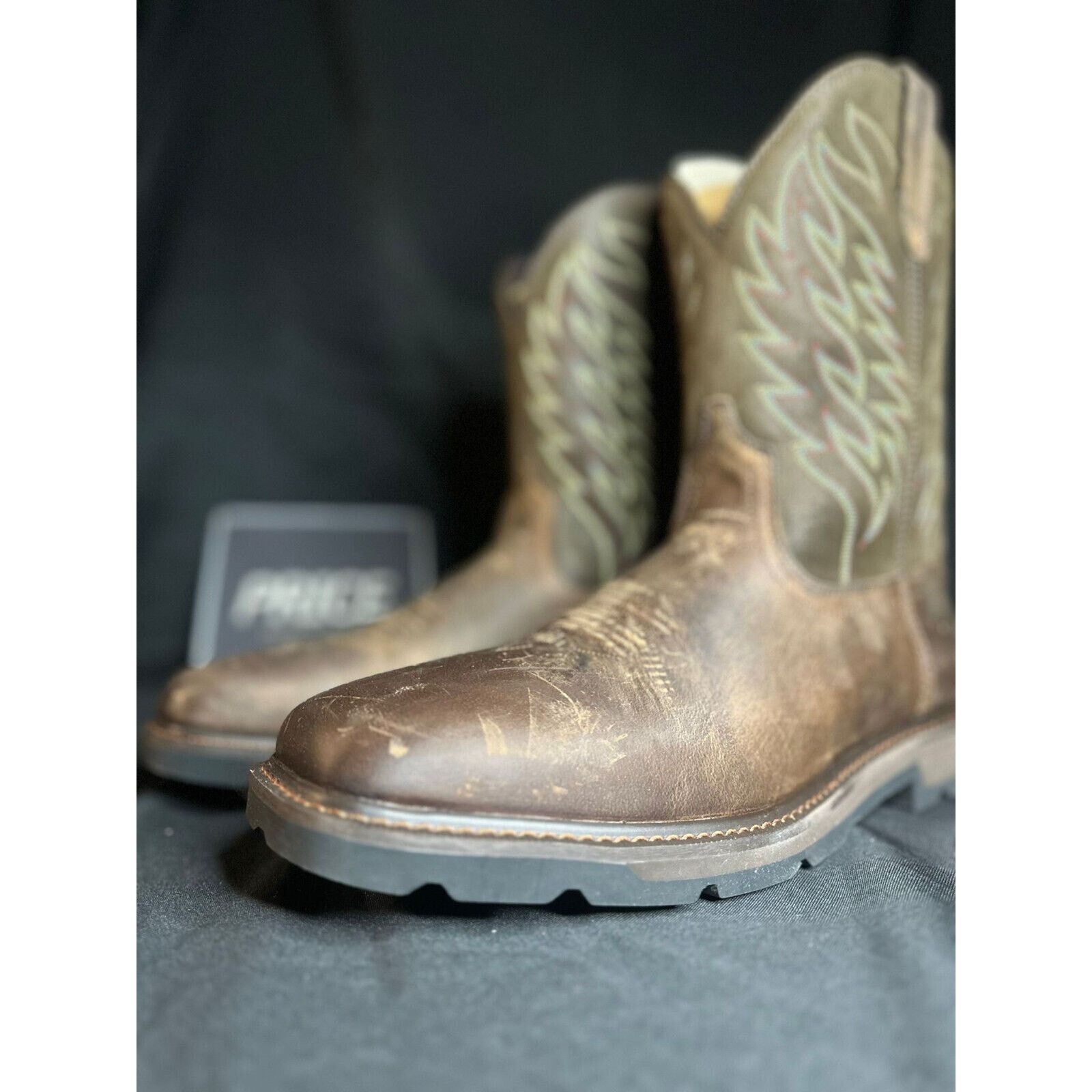 Ariat Ariat Sport Wide Square Toe Men's Size 15 D Brown Leather Size US 15 / EU 48 - 2 Thumbnail
