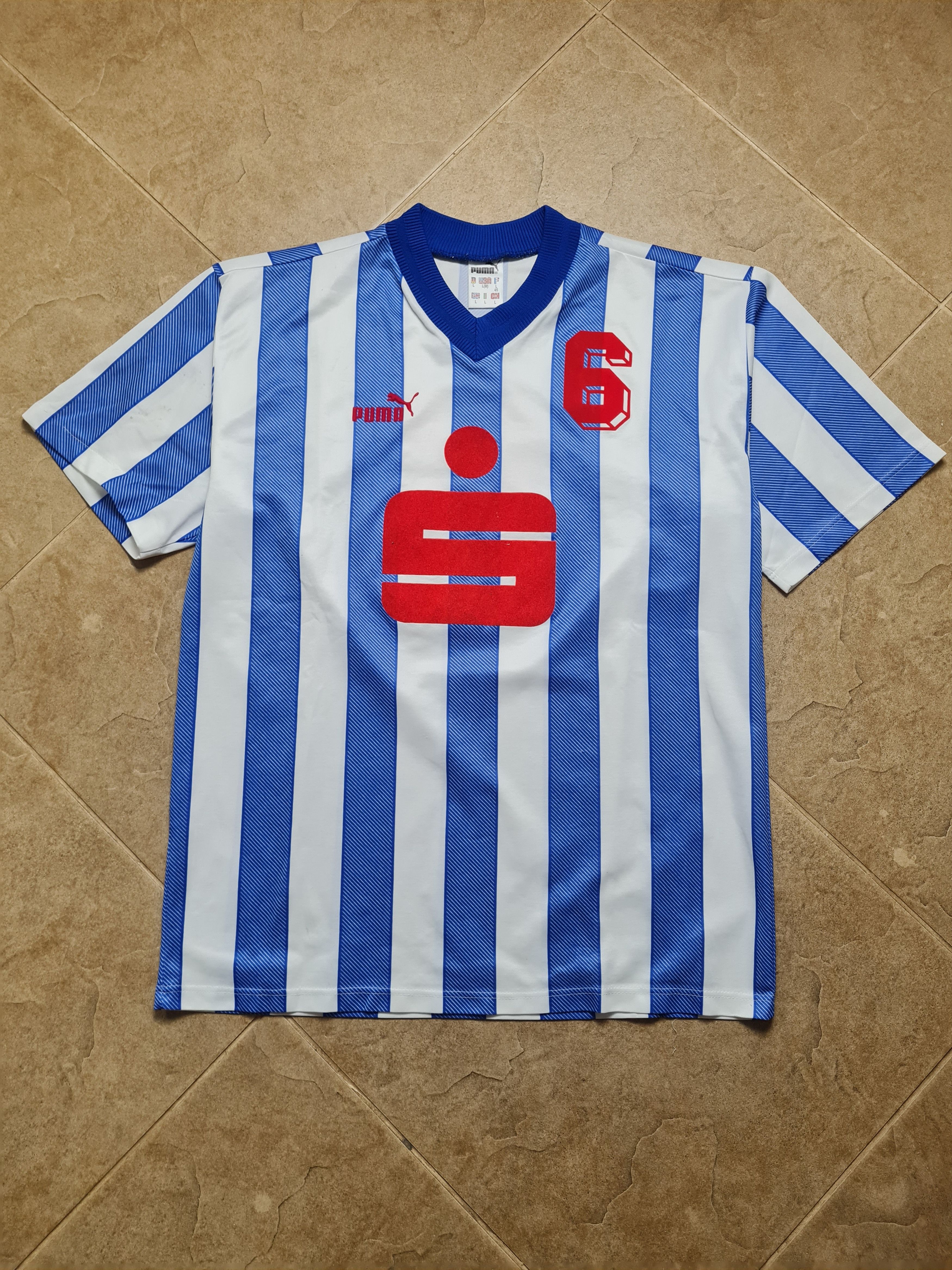 Puma Vintage Football Jersey Puma1980-1990x Soocer T-Shirts Size US L / EU 52-54 / 3 - 7 Thumbnail