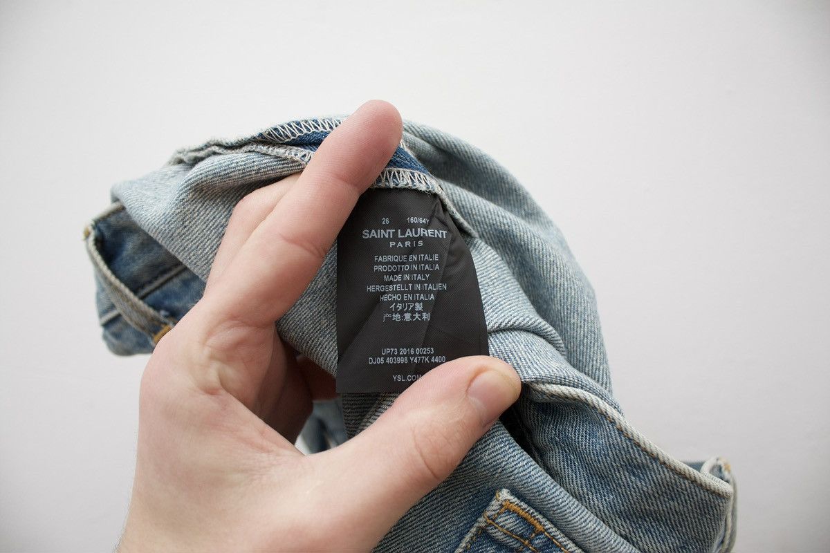 Saint Laurent Paris Saint Laurent Paris Ripped Knee Jeans Size 26" / US 2 / IT 38 - 6 Thumbnail