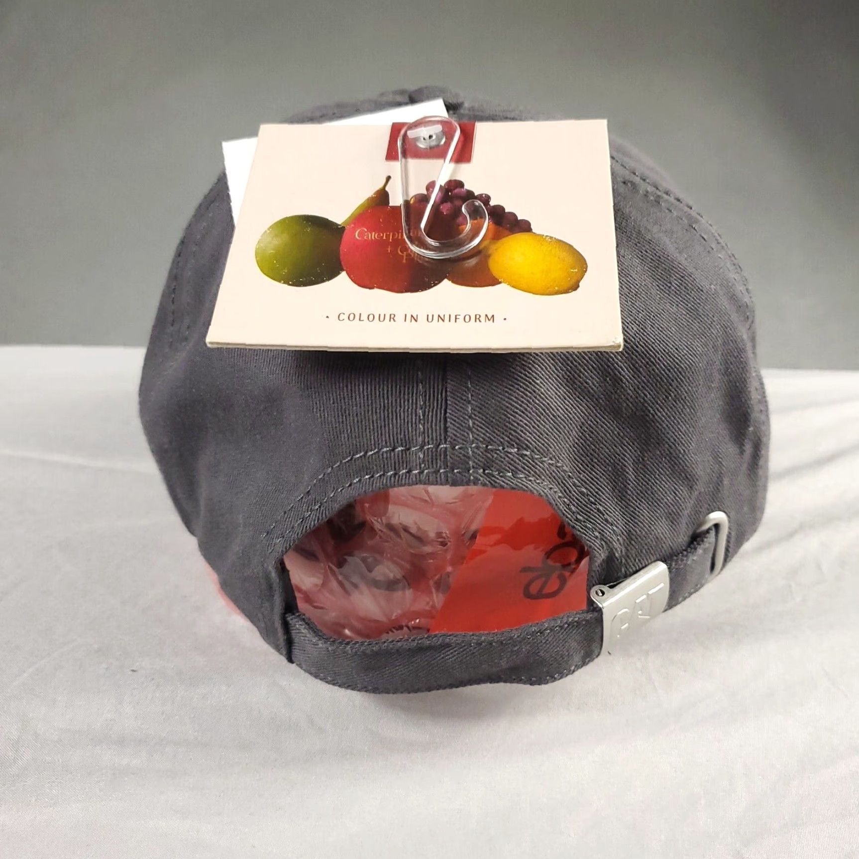 Vintage CAT Baseball Cap Mens Size M Gray Adjustable Dad Hat Size ONE SIZE - 3 Thumbnail