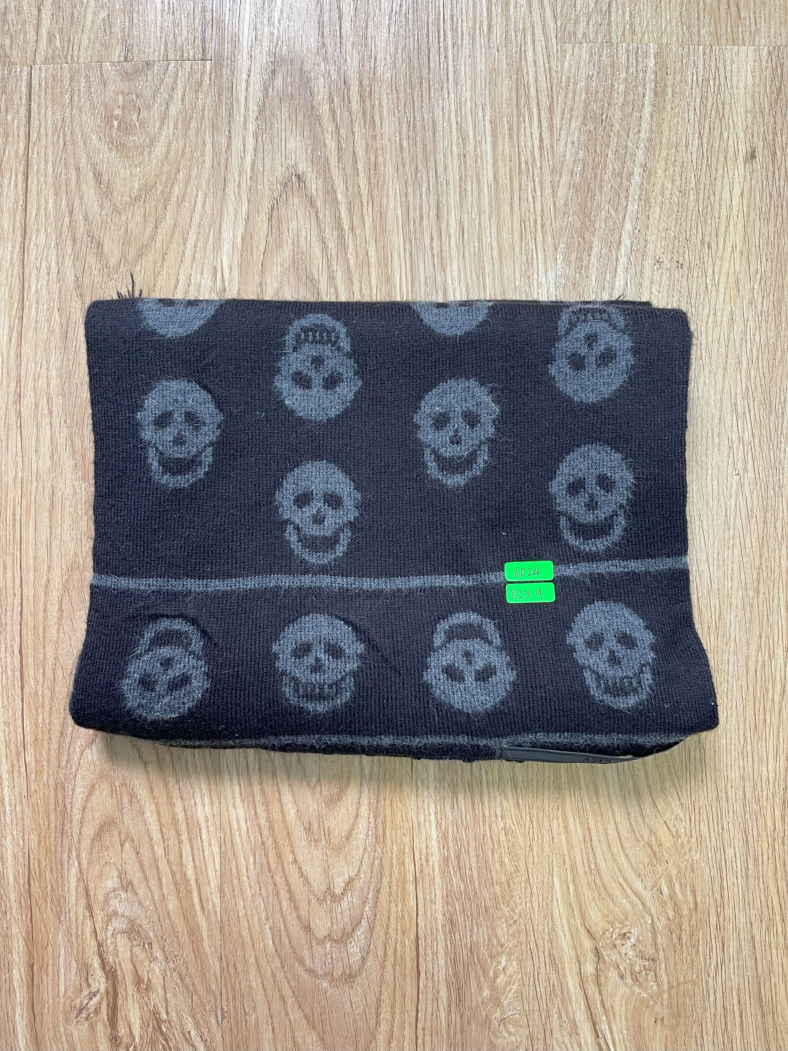 Vintage Vintage AZUL Skull Scarf / Muffler - 6024 Size ONE SIZE - 8 Thumbnail